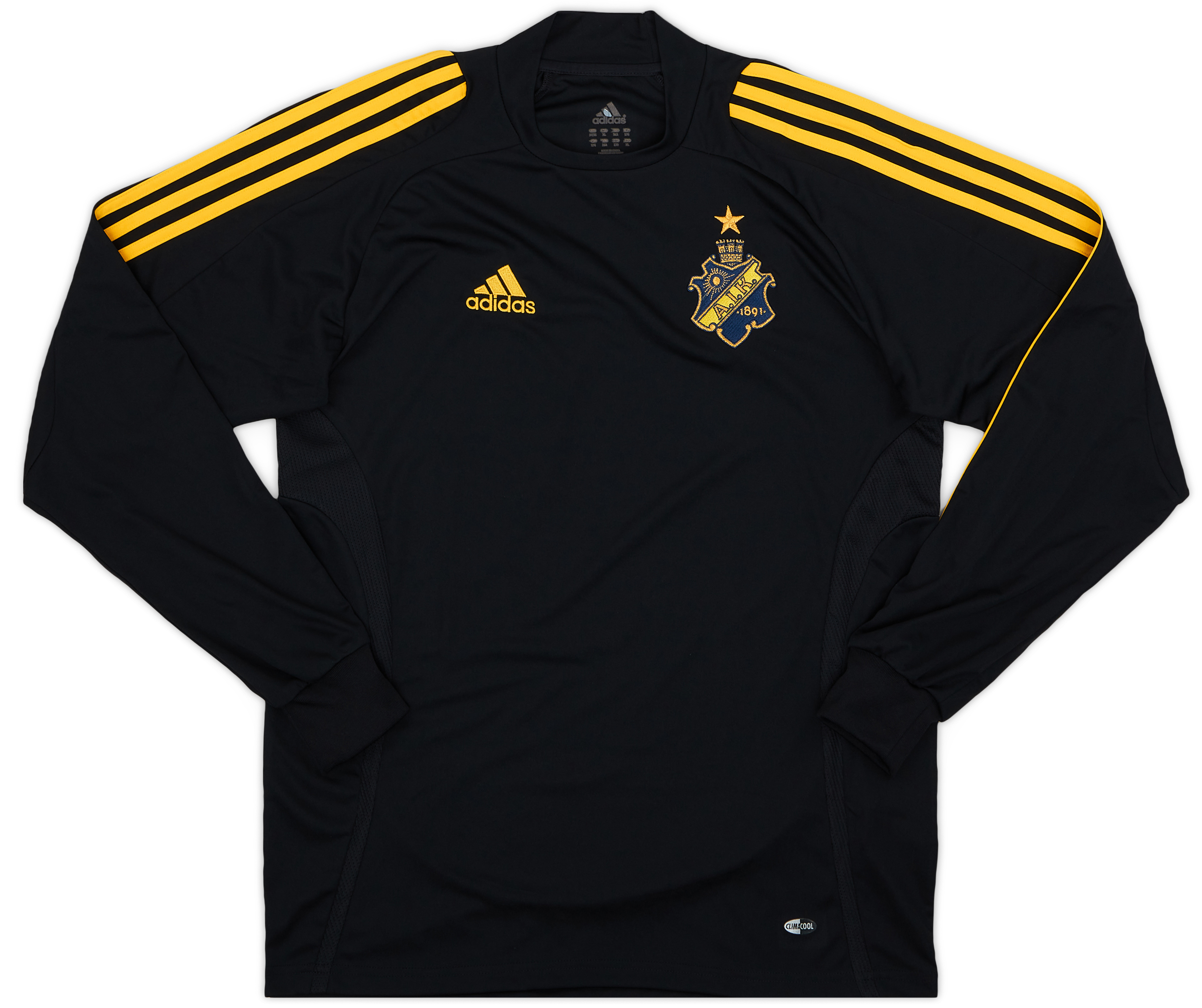 2008-09 AIK Stockholm Home L/S Shirt - 8/10 - (XL.Boys)