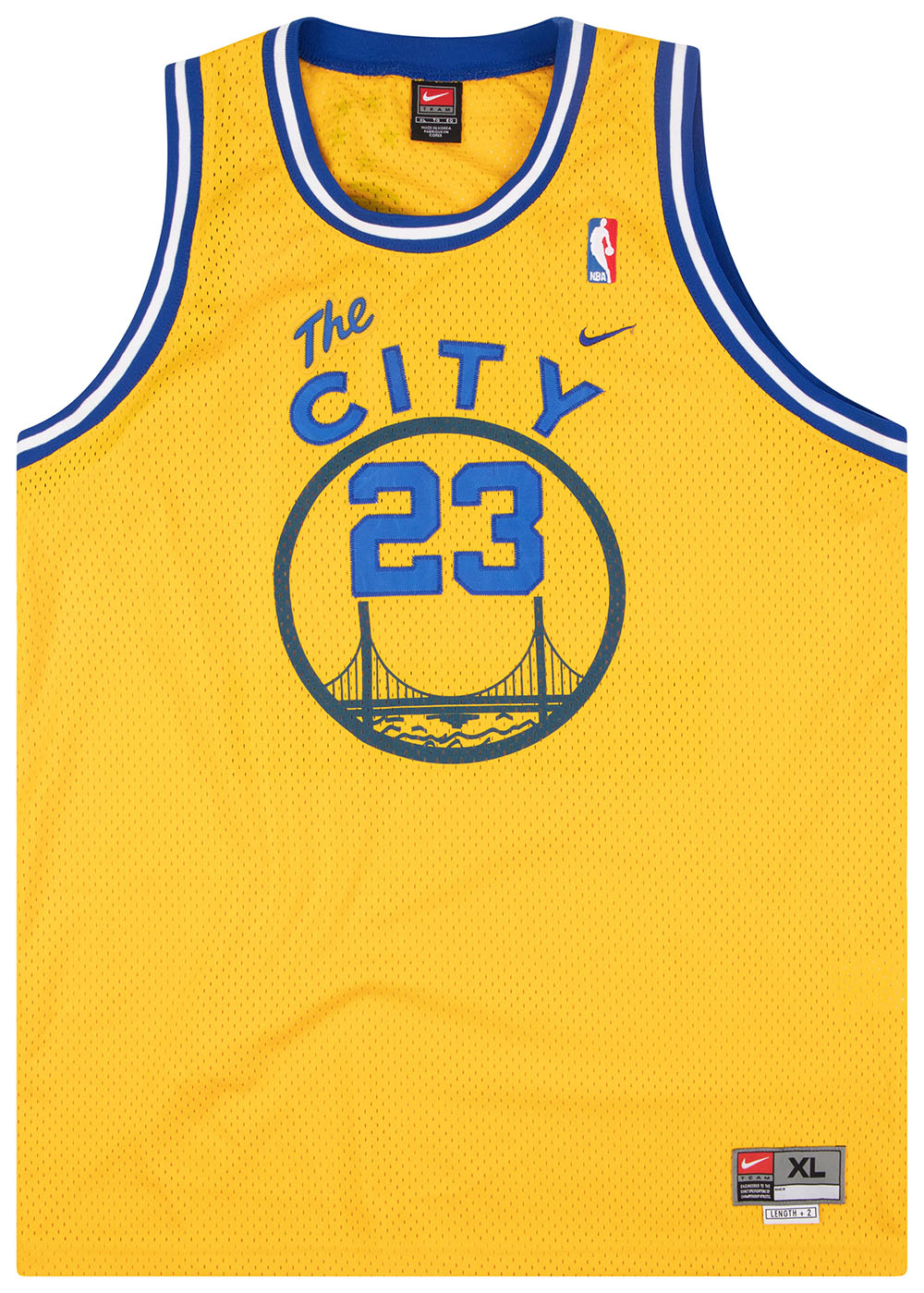NBA NIKE XXL WARRIORS ＃23 RICHARDSON 2001-04 Golden State Warriors Richardson #23 Nike Swingman