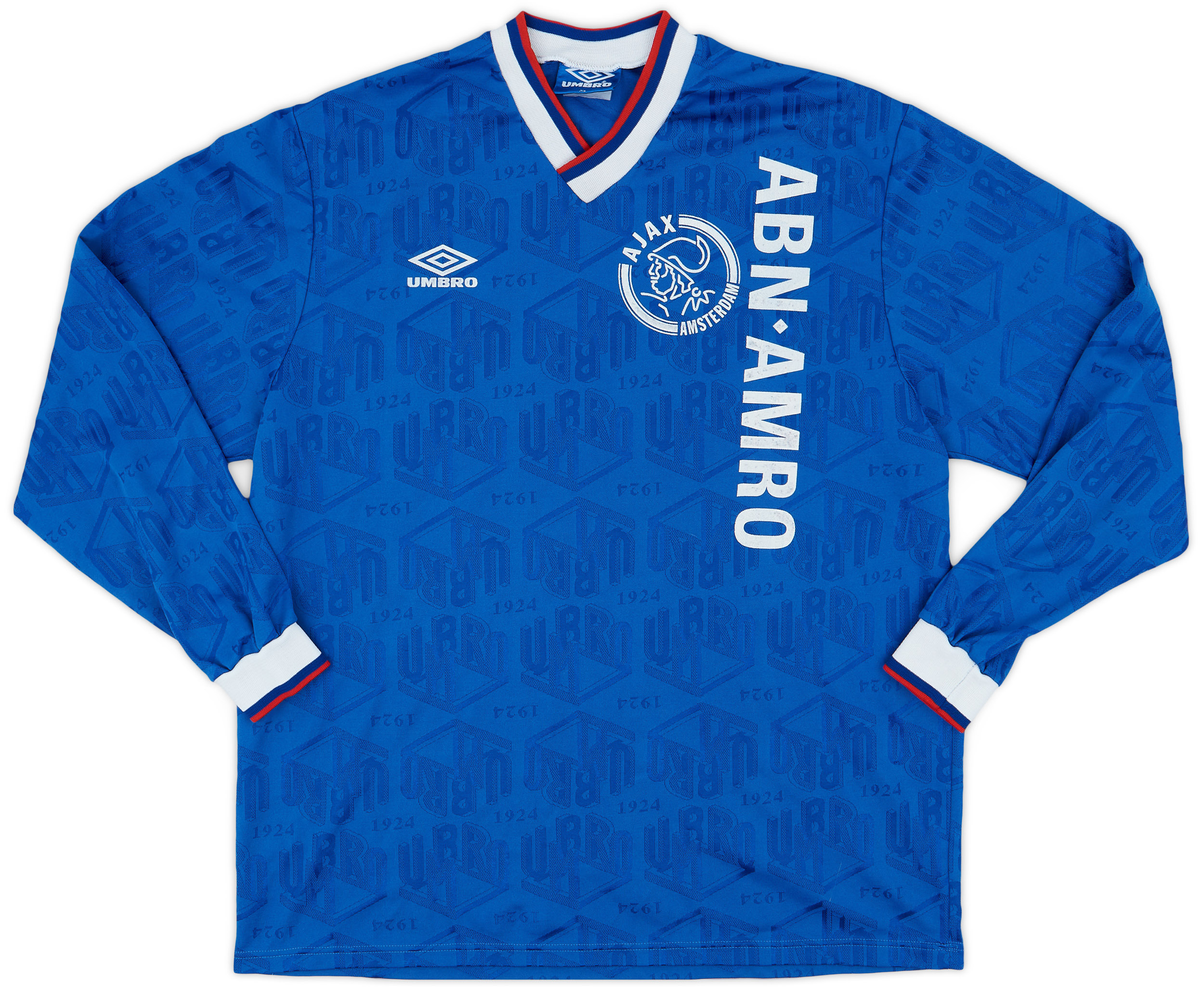 1995-96 Ajax Umbro Training L/S Shirt - 6/10 - (XL)
