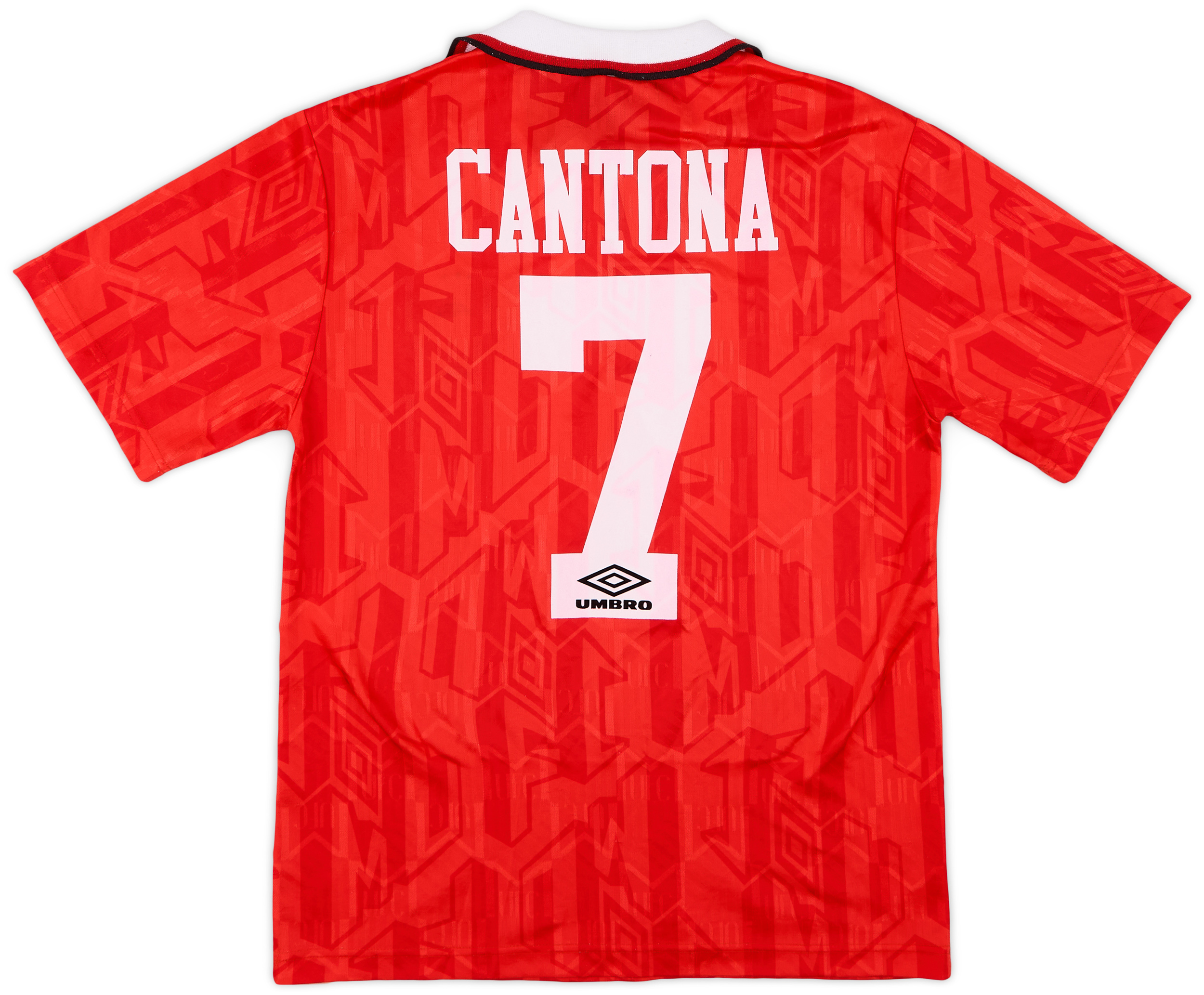 1992-94 Manchester United Home Shirt Cantona #7 - 8/10 - (S)
