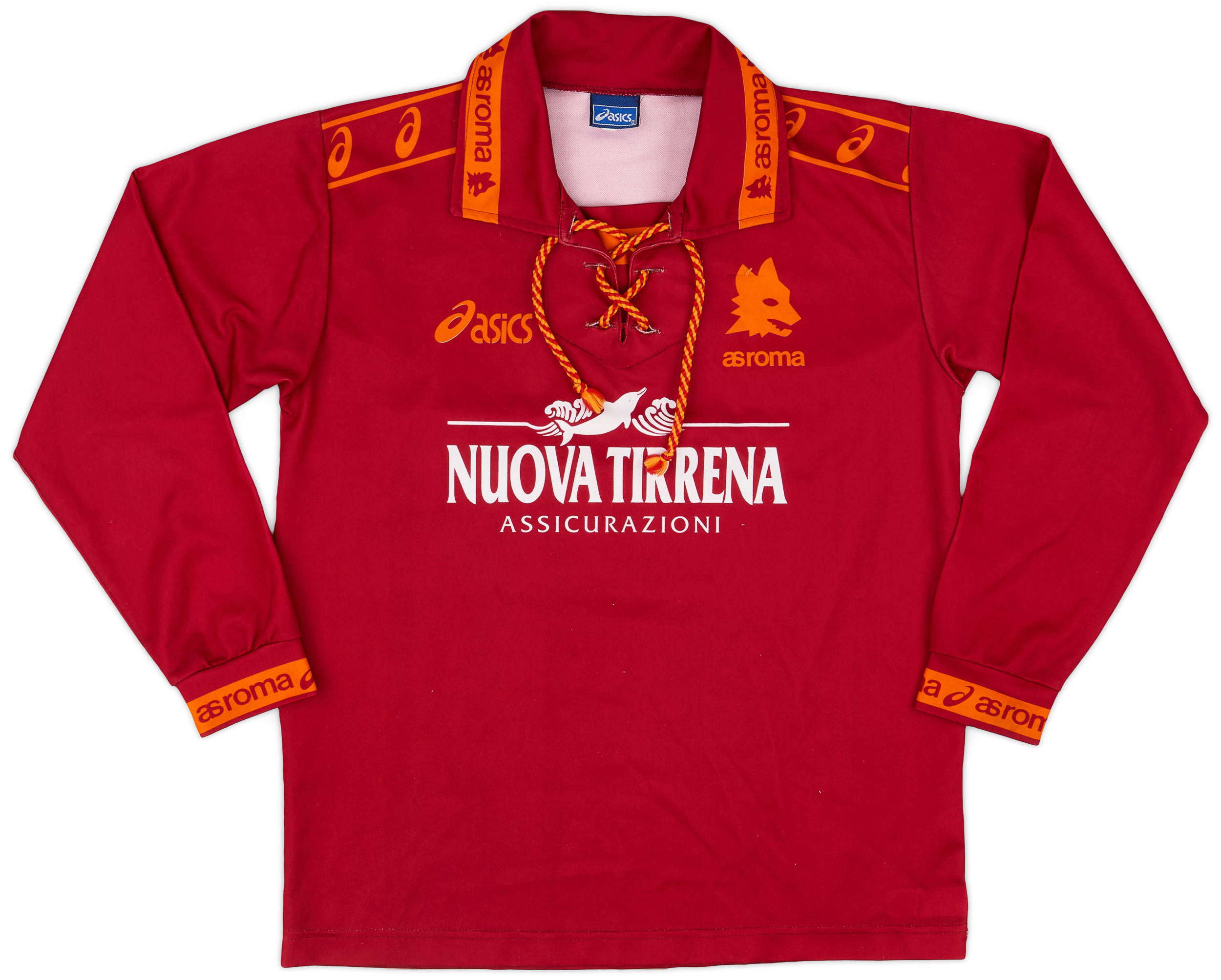 1994-95 Roma Home L/S Shirt #9 - 5/10 - (L.Boys) 1994-95 Roma Home L/S Shirt #9 - 5/10 - (L.Boys)