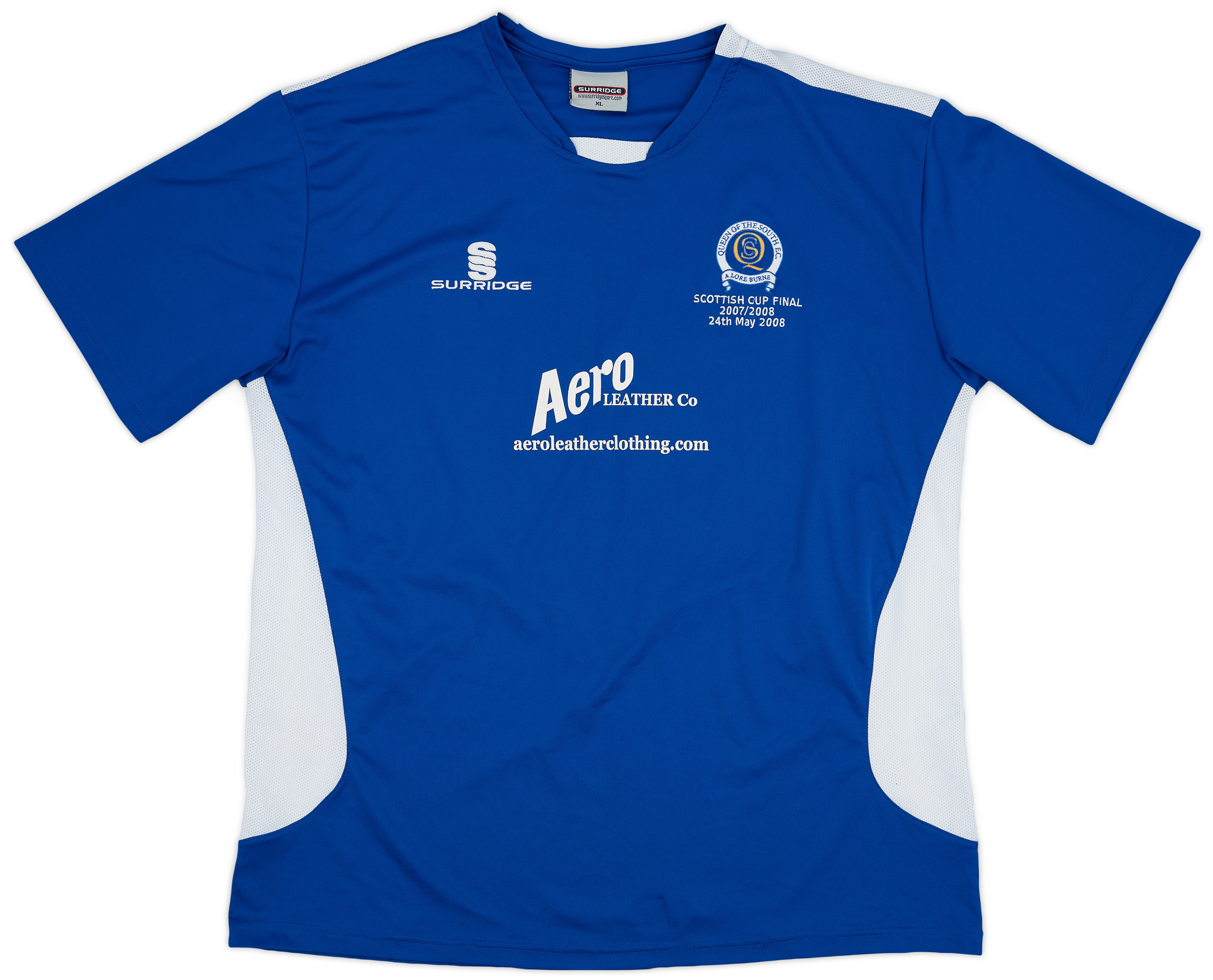 2007-08 Queen of the South 'Scottish Cup Final' Home Shirt - 7/10 - (XL)