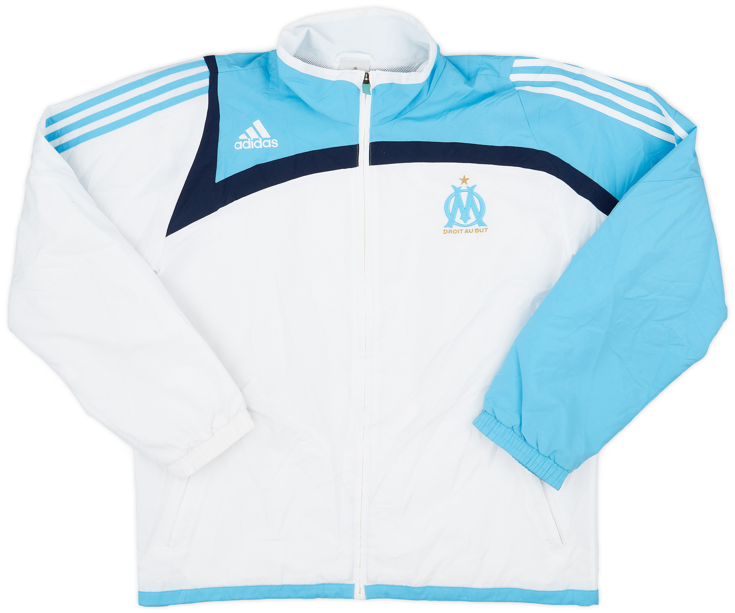 2007-08 Olympique Marseille adidas Track Jacket - 8/10 - (L/XL) 2007-08 Olympique Marseille adidas Track Jacket - 8/10 - (L/XL)
