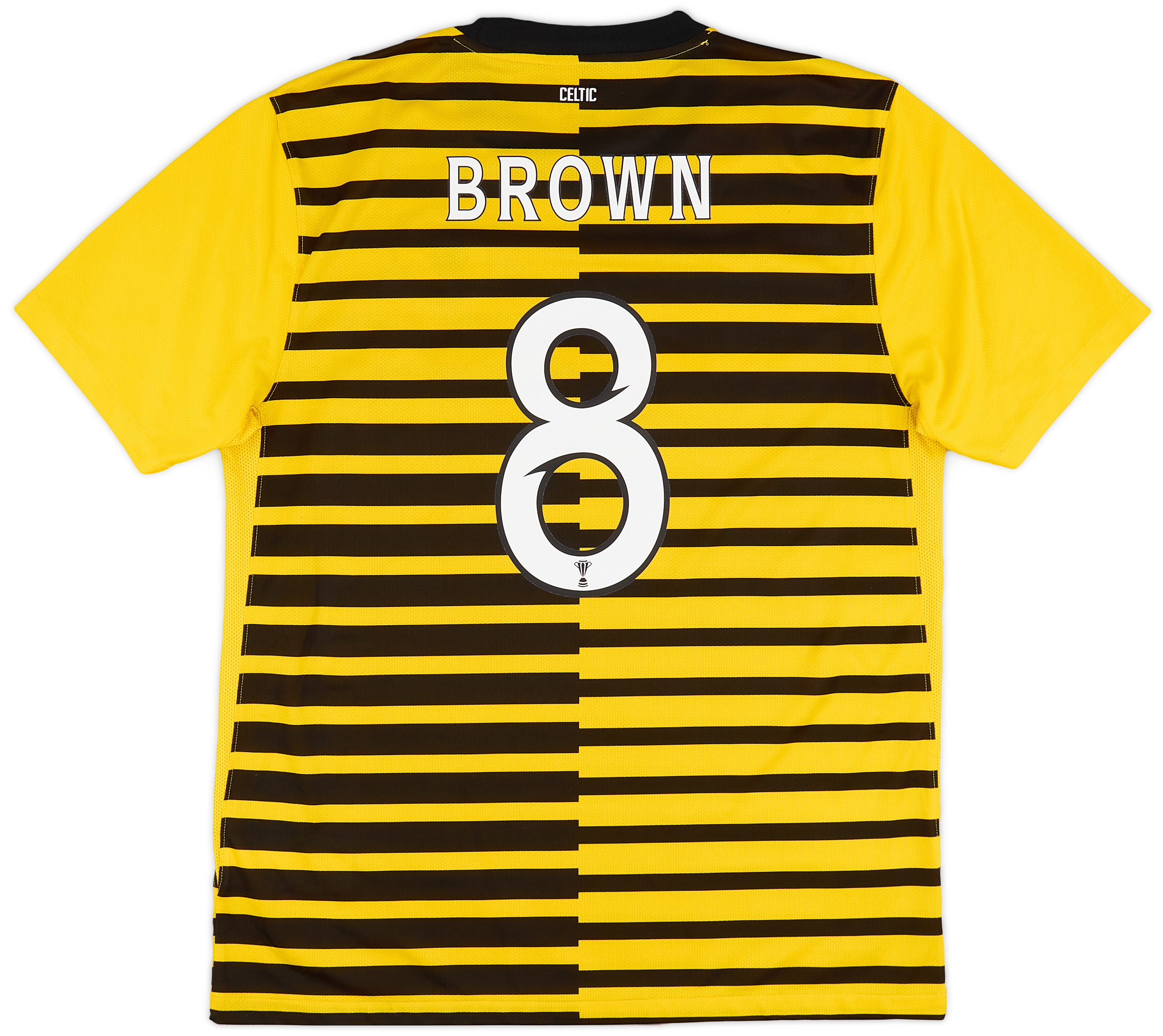 2011-12 Celtic Third Shirt Brown #8 - 8/10 - (L)