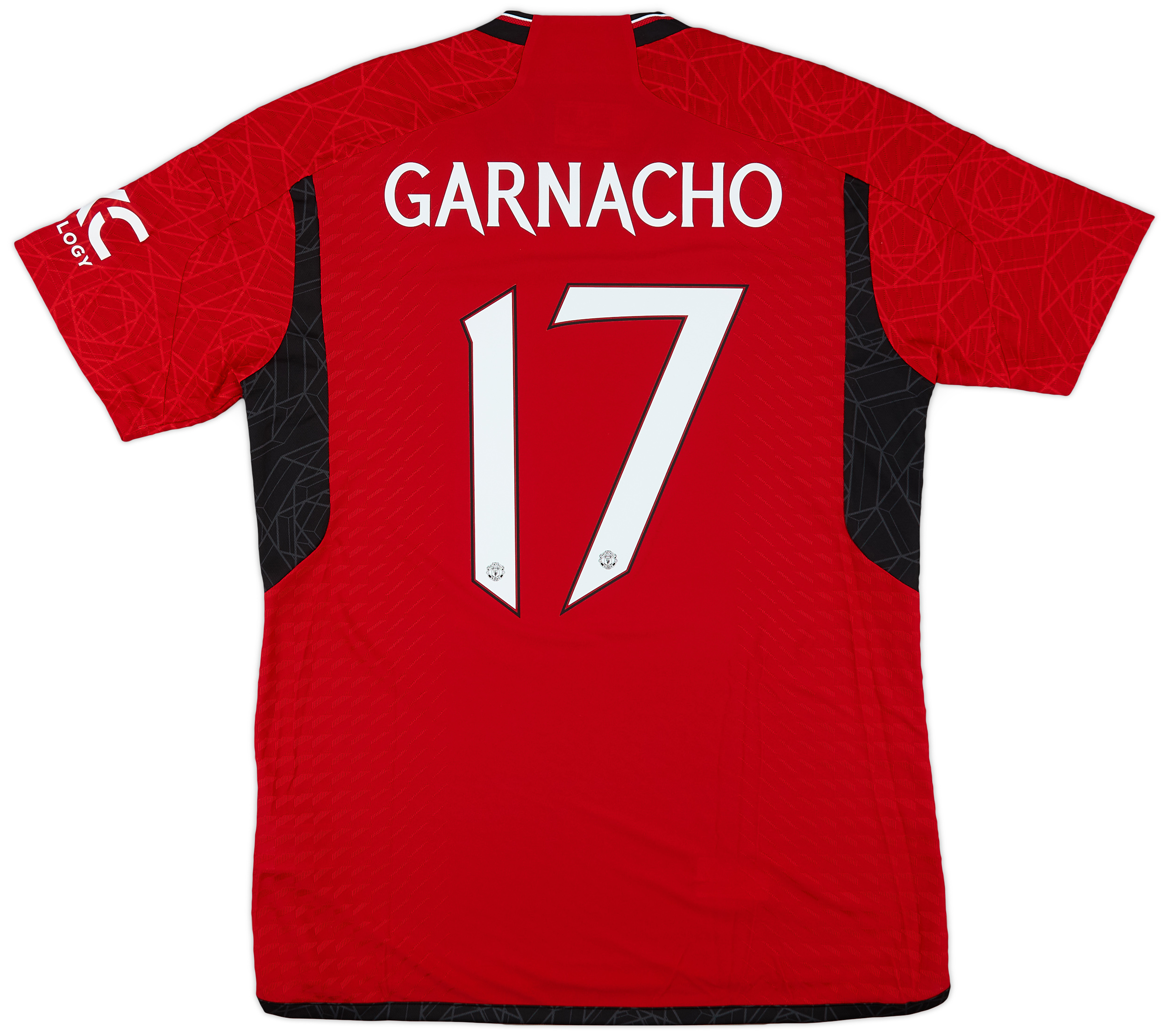 2023-24 Manchester United Authentic Home Shirt Garnacho #17 (L)