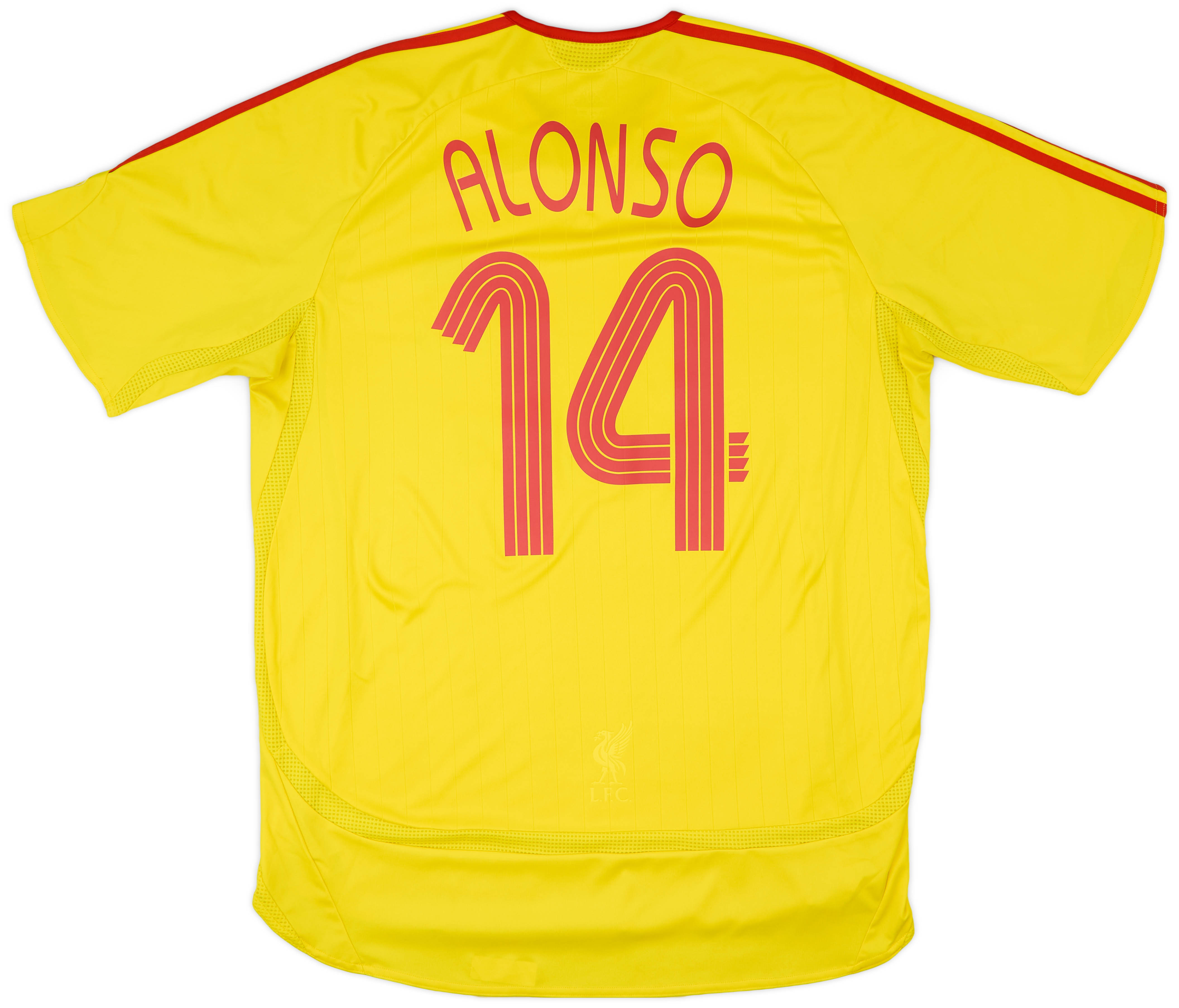 2006-07 Liverpool Away Shirt Alonso #14 - 6/10 - (L)