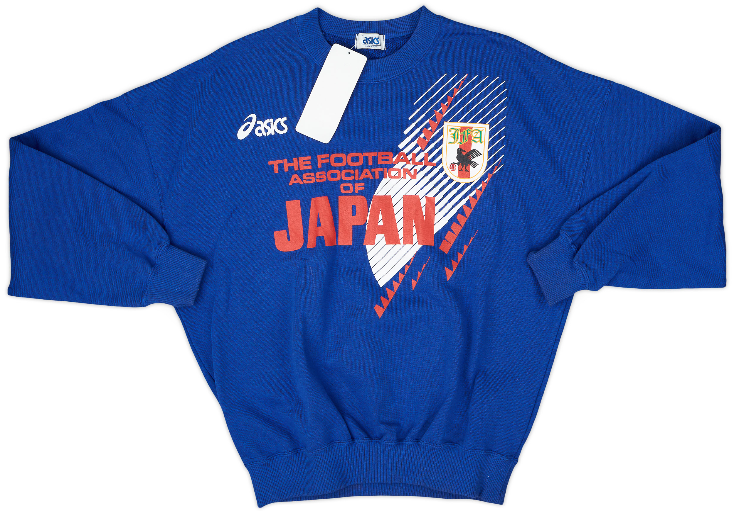 ウェア 90s Asics japan soccer sweat shirt vtg a637b520763d15d32ad12159ef7432