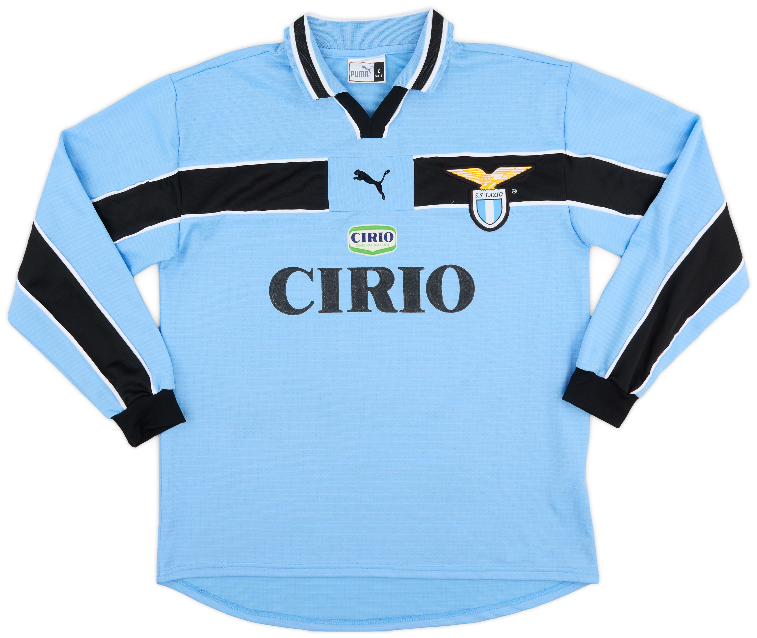 S.S. Lazio MANCINI 10番 ユニフォーム UMBRO 1998-00 Lazio Home Shirt Mancini #10 - 8/10 - (XS)