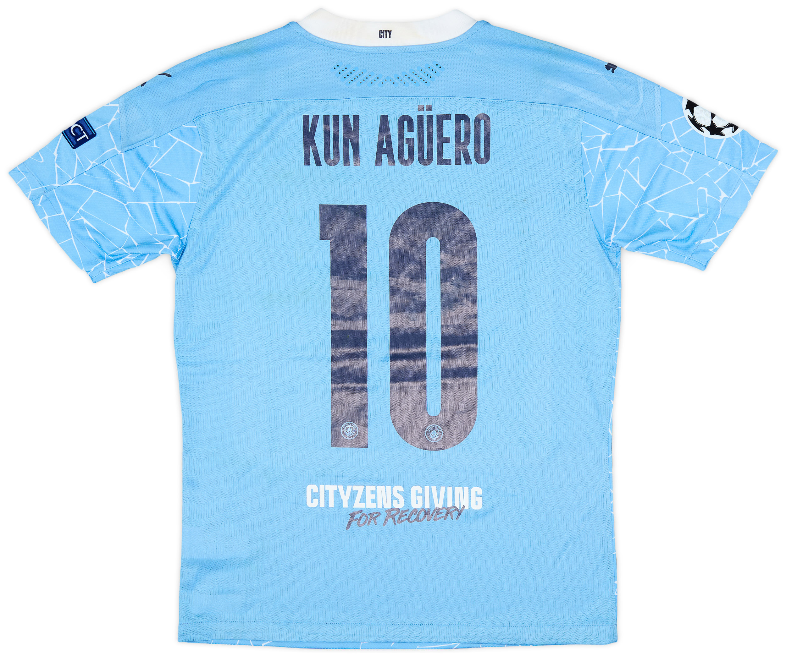 アトレティコ・マドリード KUN AGÜERO 10 シャツ 2010-11 Atletico Madrid Player Issue Away L/S Shirt Kun
