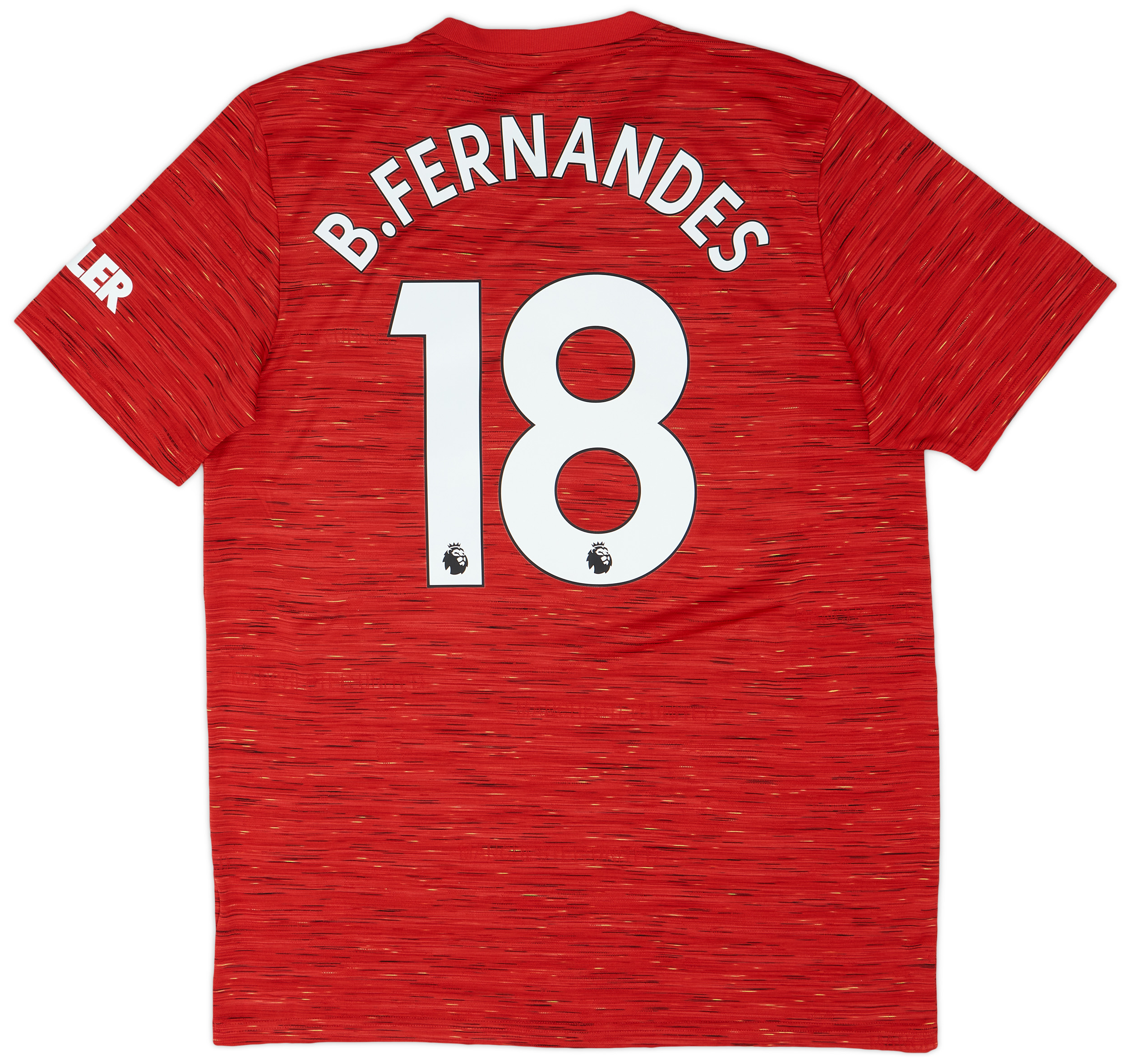 2020-21 Manchester United Home Shirt B.Fernandes #18 - 8/10 - (L)