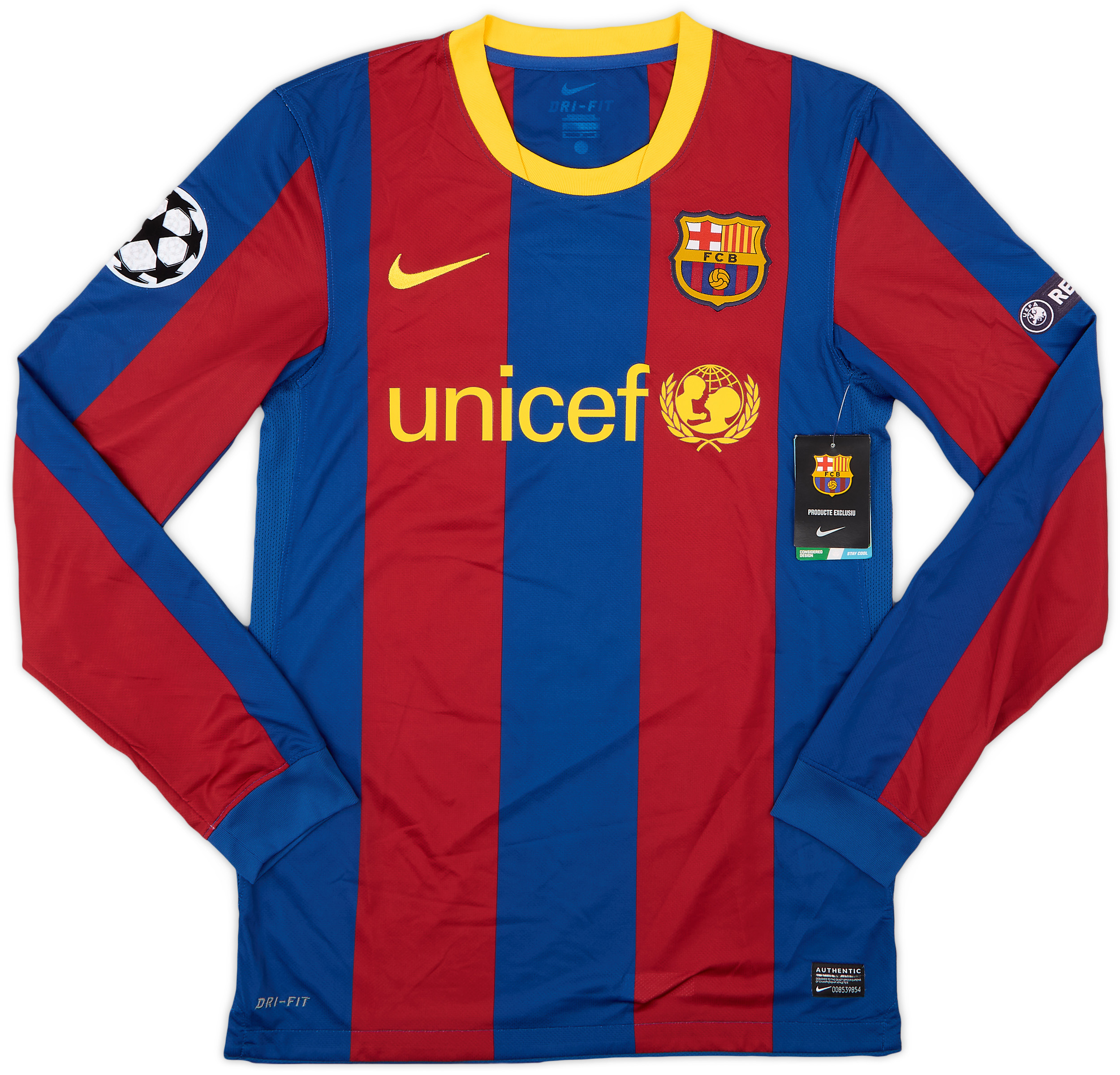 FC Barcelona Messi 10 スーペルコパ シャツ FC BARCELONA 2010/11 HOME SHIRT - #10 MESSI (SIZE 158-170