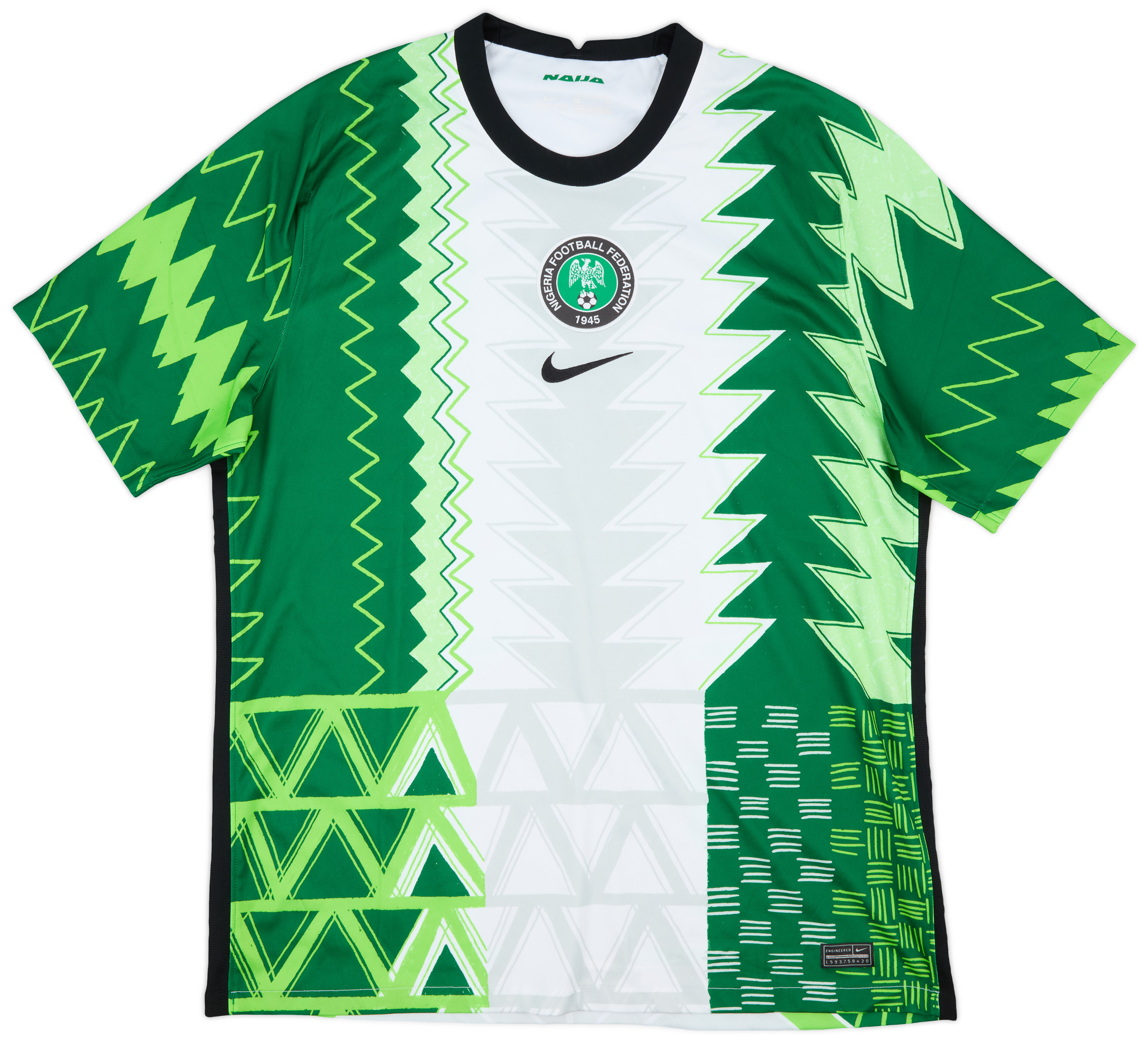 2020-21 Nigeria Home Shirt - 9/10 - (XL) 2020-21 Nigeria Home Shirt - 9/10 - (XL)