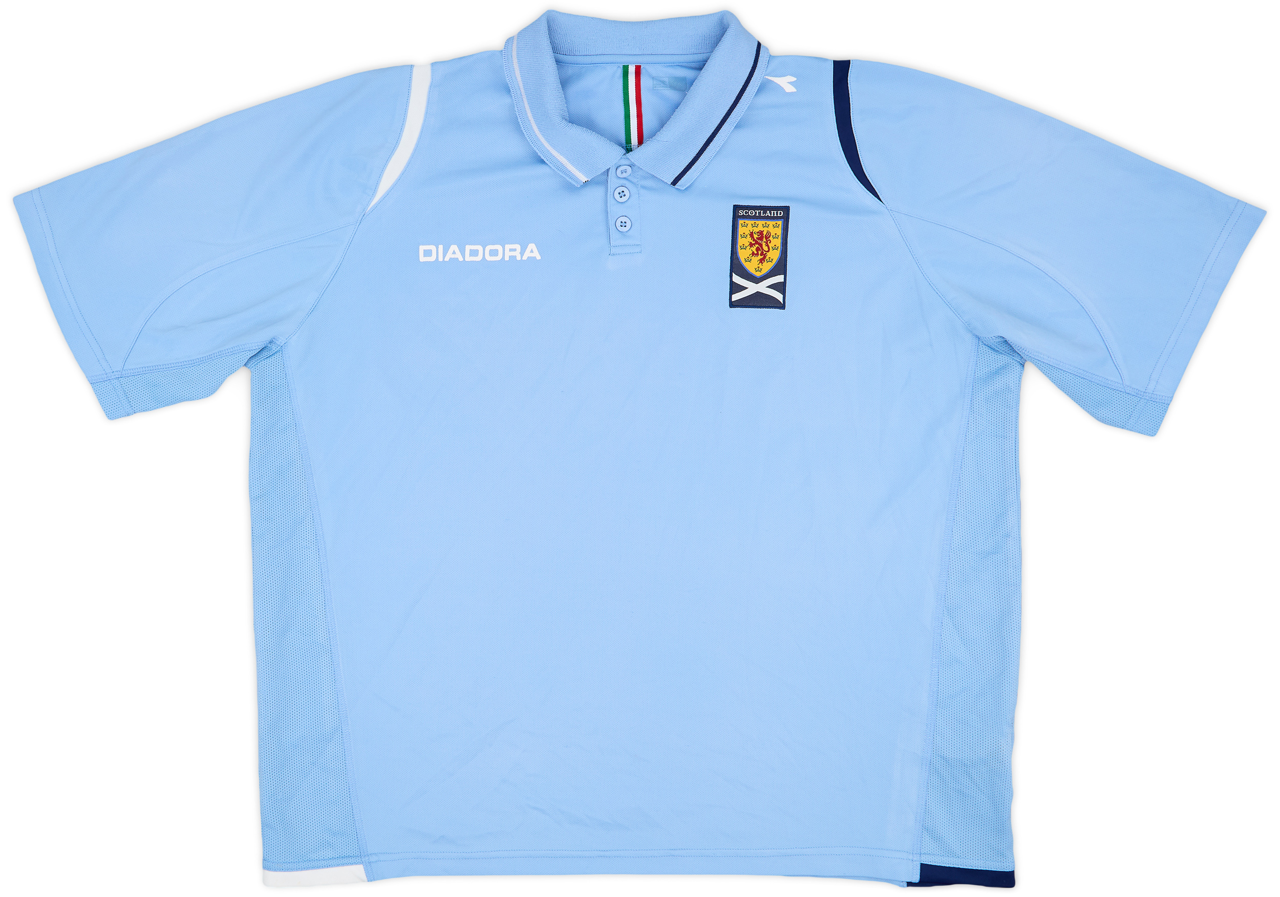Maillot Diadora Écosse 2007/2008 Domicile Taille XXL - Foot Vintage Bleu