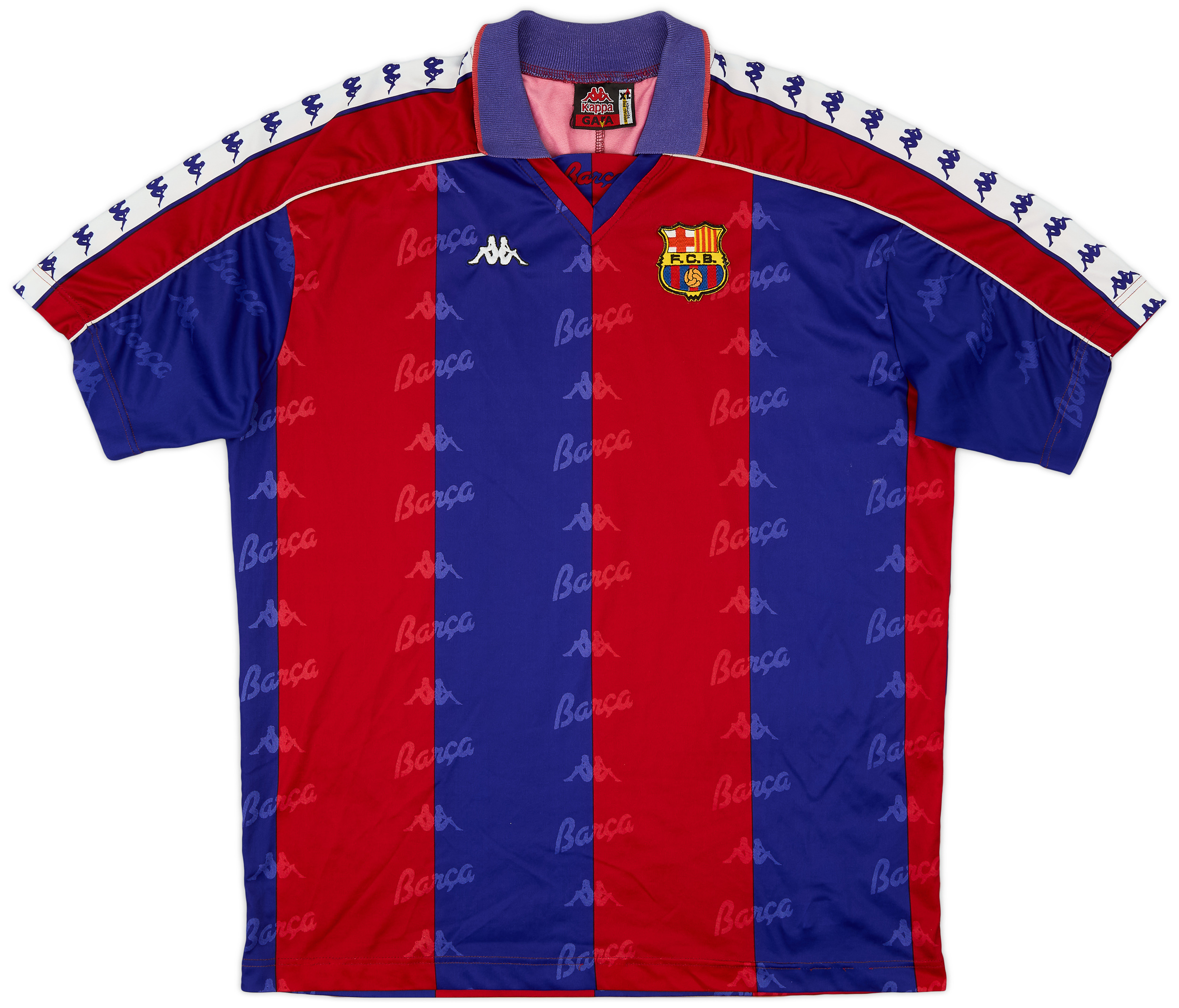 1992-95 Barcelona Home L/S Shirt - 6/10 - (S)