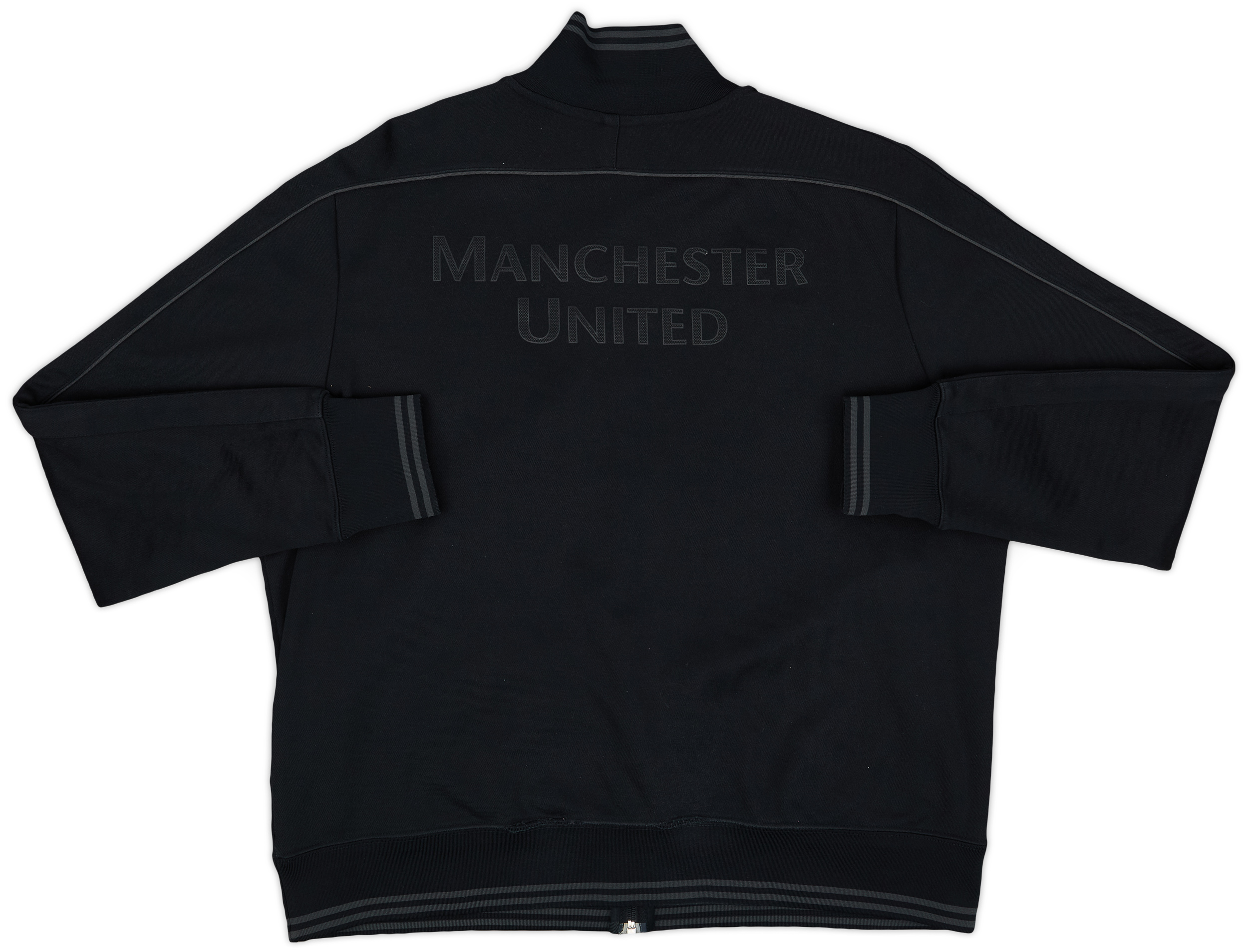 Nike Manchester United FC Track Jacket Small Gray & Red Full