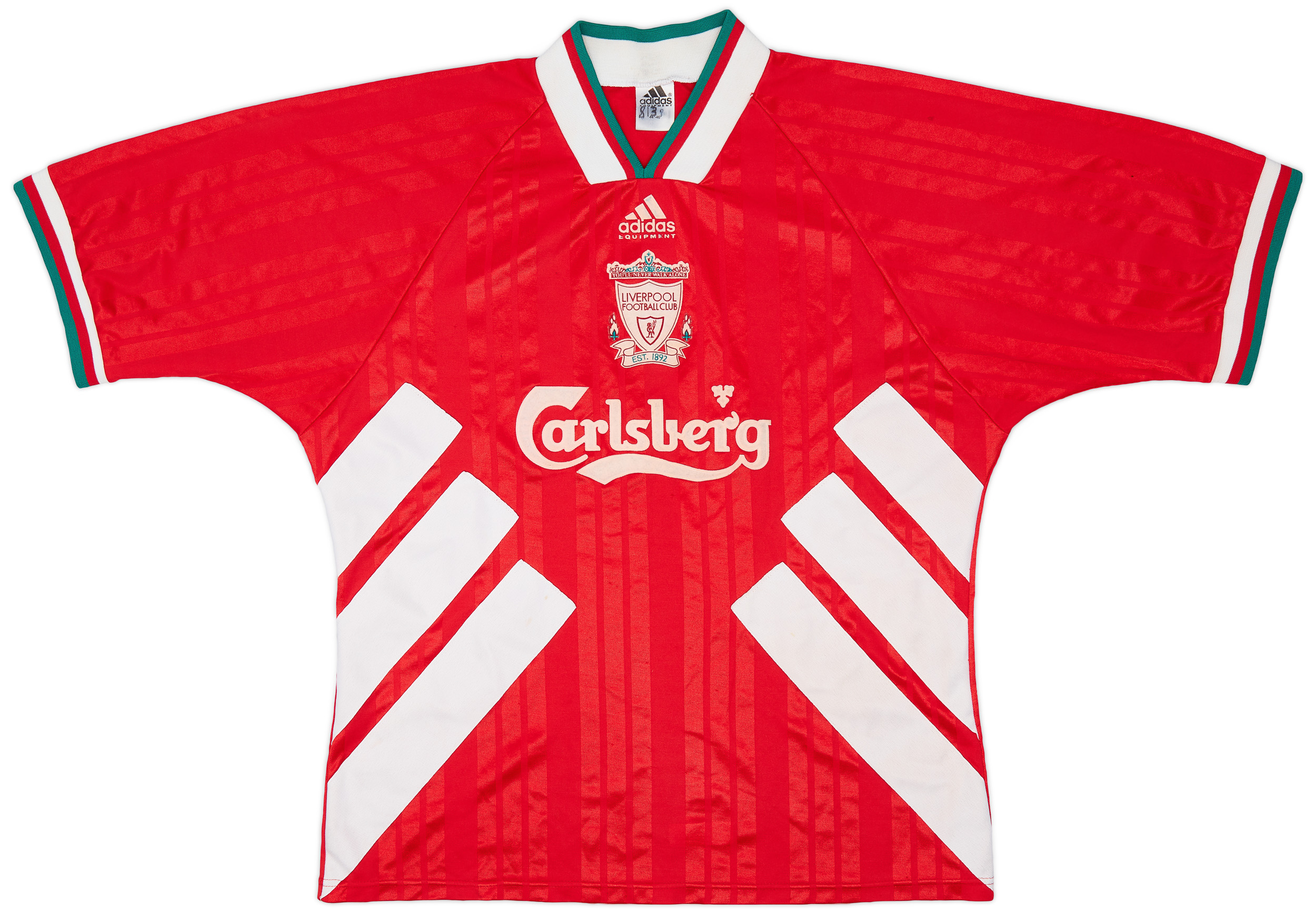 1993-95 Liverpool Home Shirt - 6/10 - (L/XL)