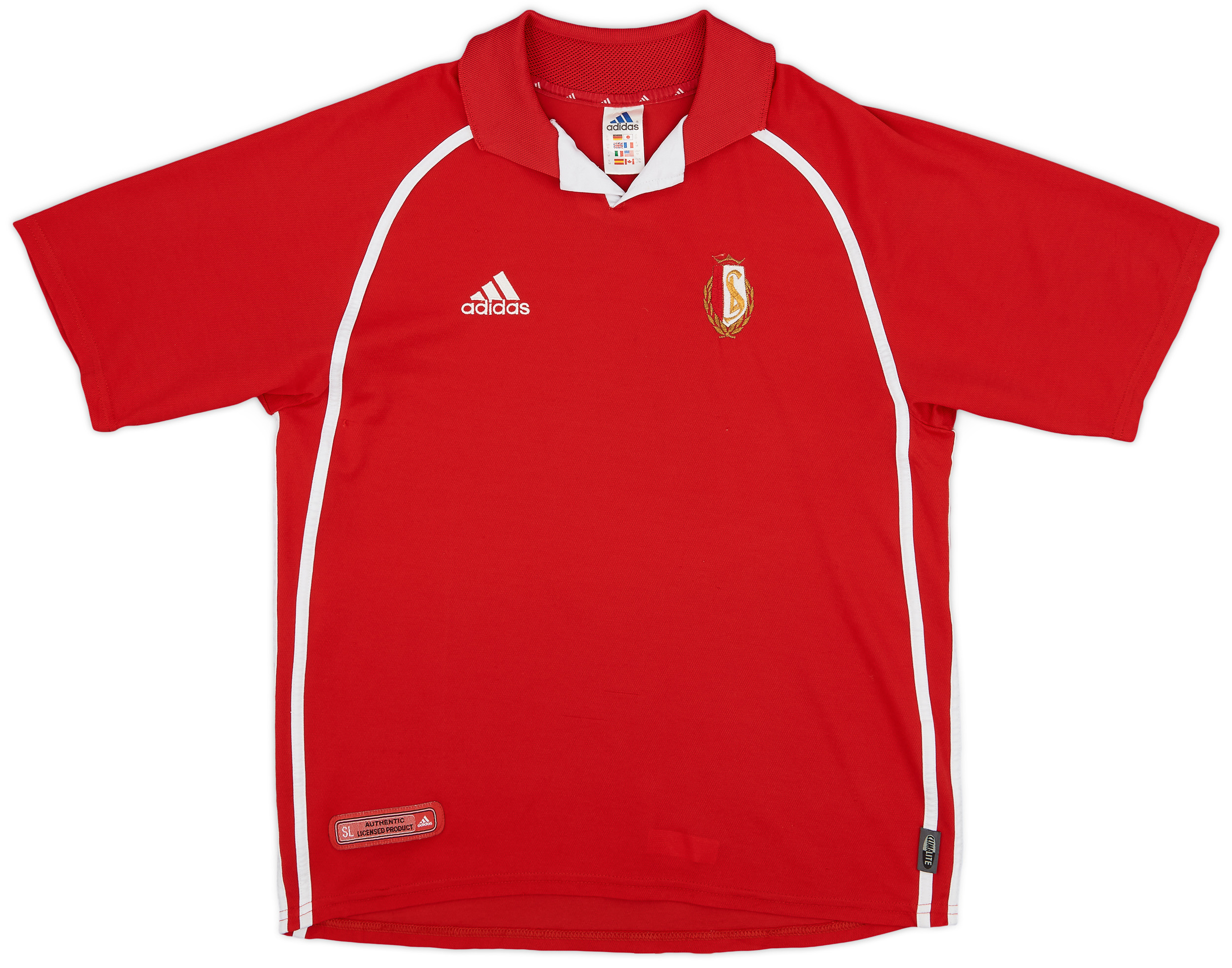 2001-02 Standard Liege Home Shirt - 8/10 - (M)