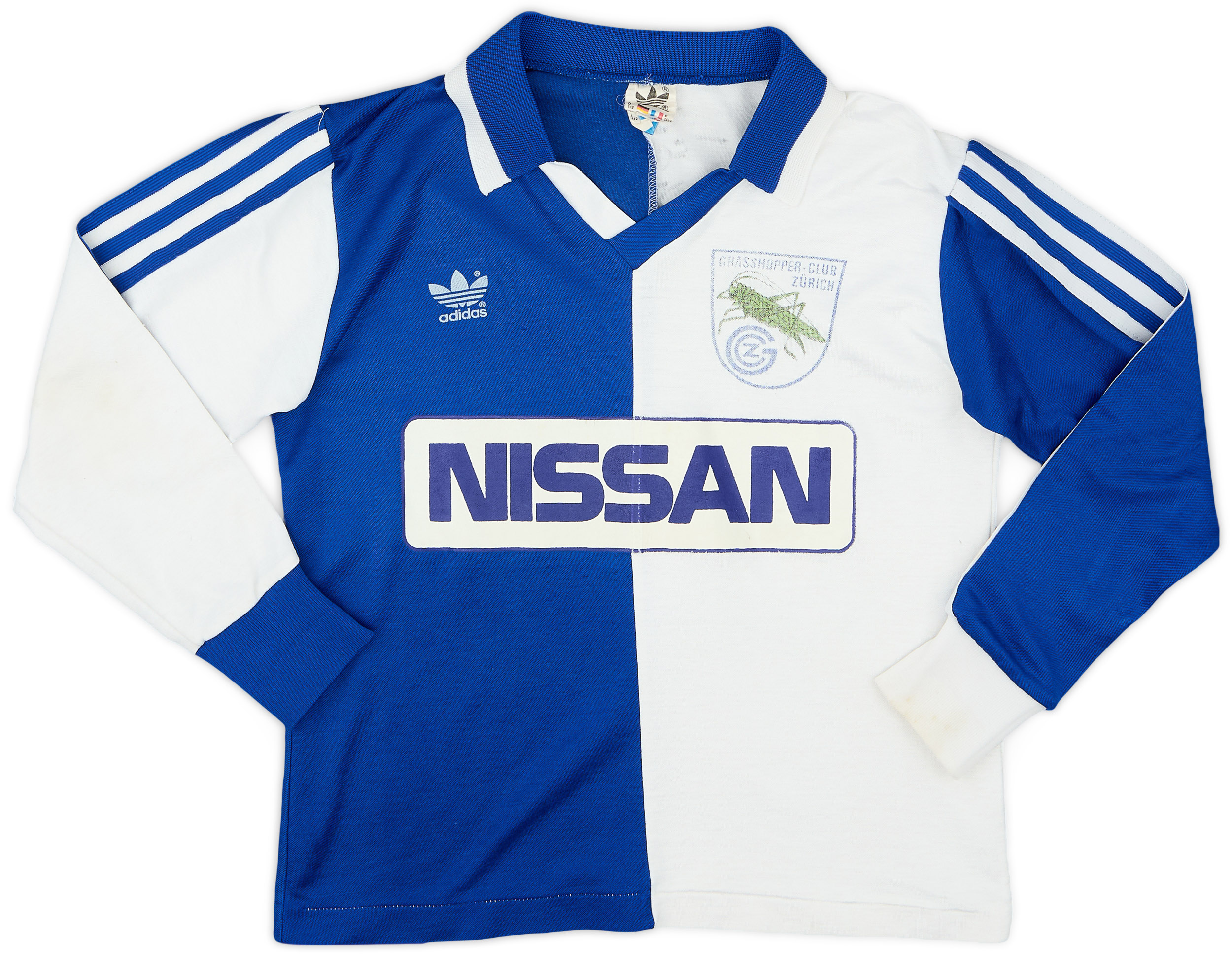 1985-91 Grasshoppers Signed Home L/S Shirt - 6/10 - (XS)