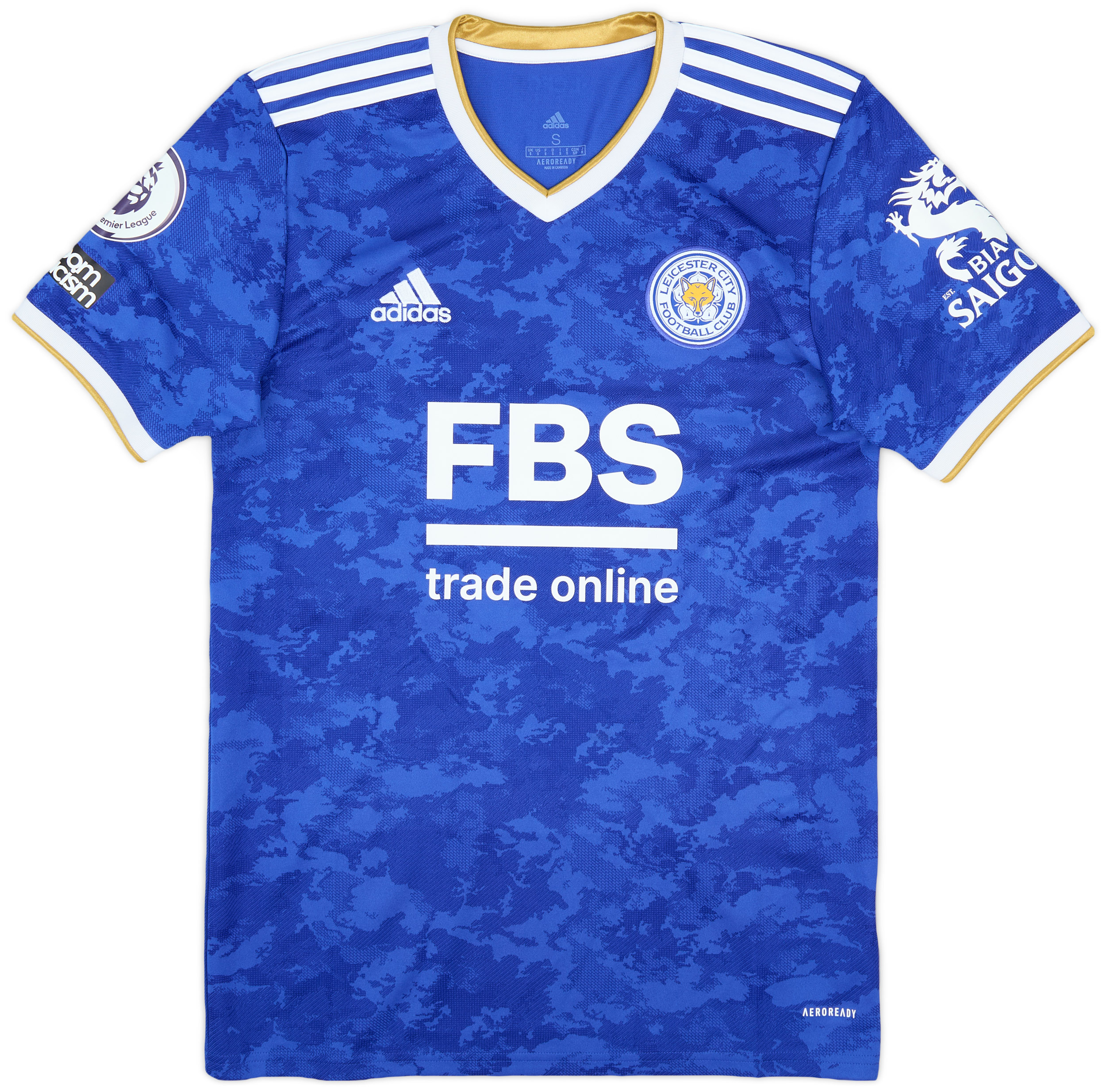 Leicester19-20 City VARDY 9 ユニフォームMサイズ 2021-22 Leicester Match Issue Home Shirt Vardy #9