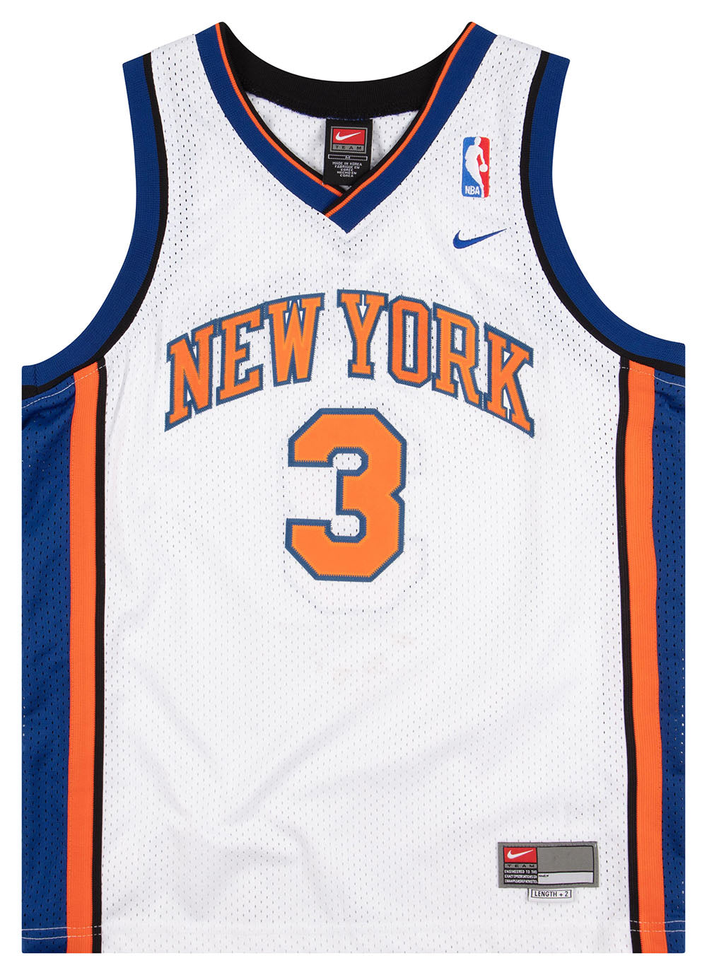 2004 New York Knicks Marbury #3 Nike Swingman Jersey (Home) Y