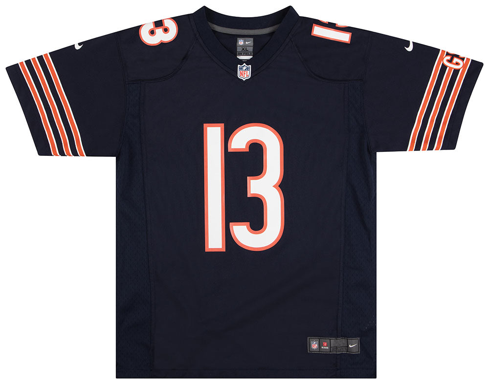 2016 Chicago Bears White 13 Nike Game Jersey Home Y