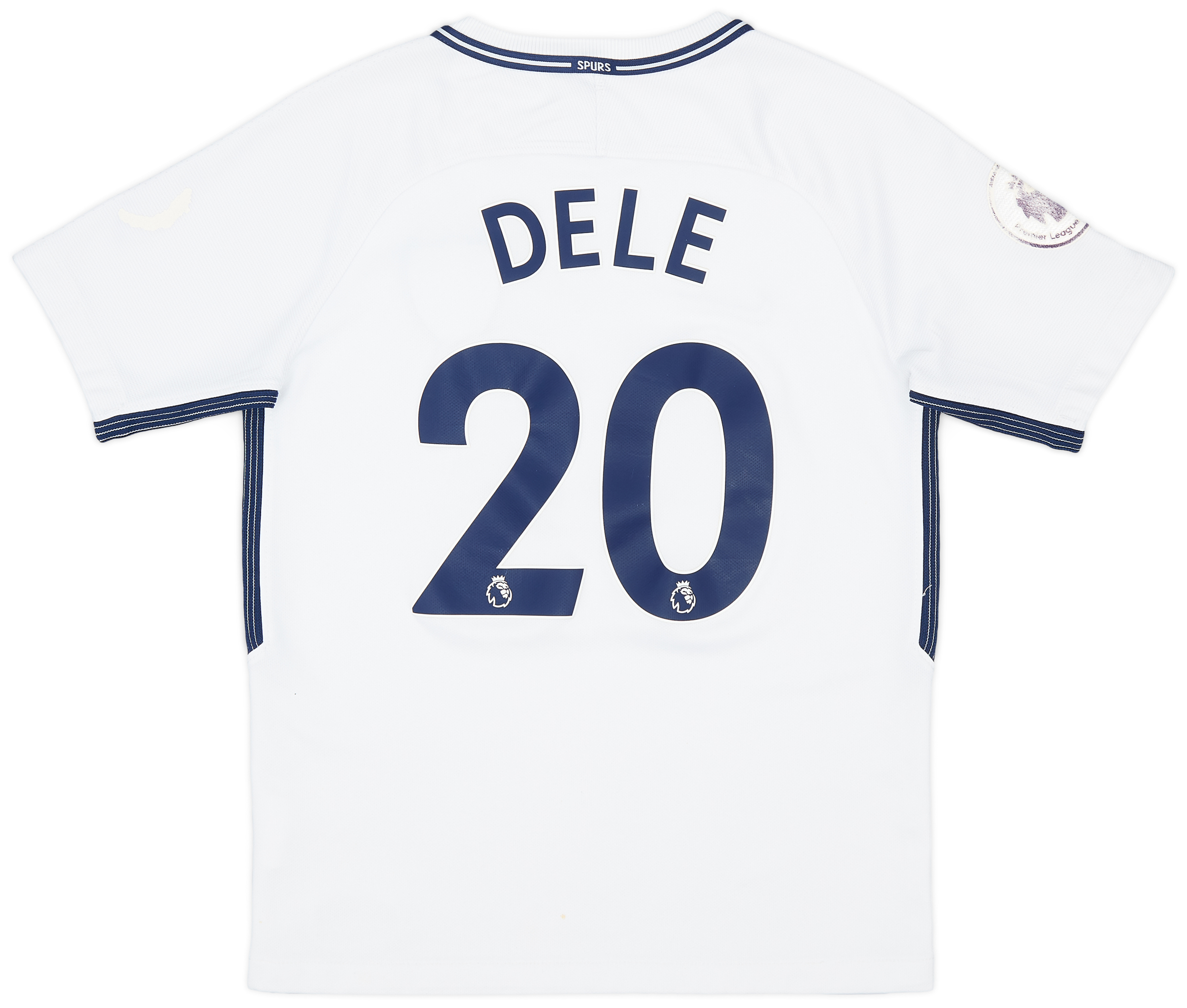 Premier League Tottenham Hotspur Dele Alli Jersey Dele Alli Back