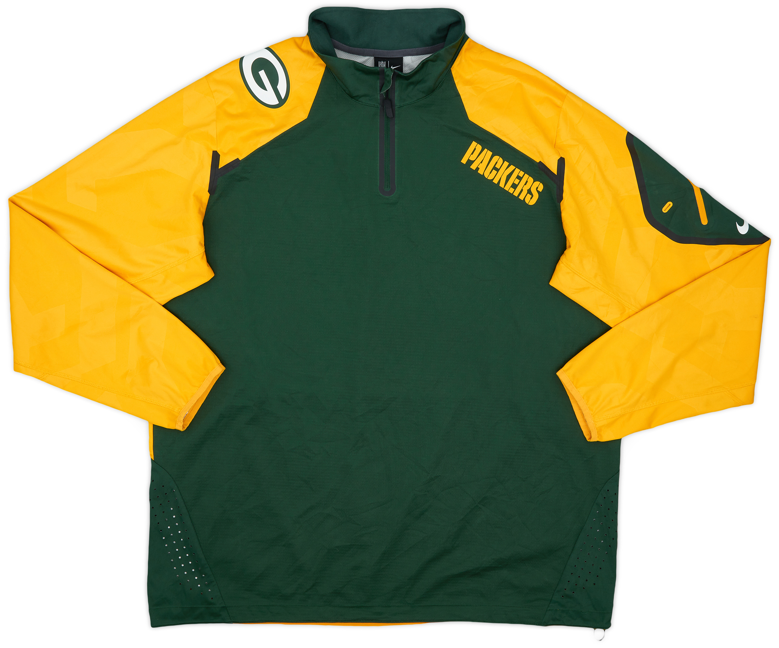 2013 Green Bay Packers Nike 1/4 Zip Training Jacket - 8/10