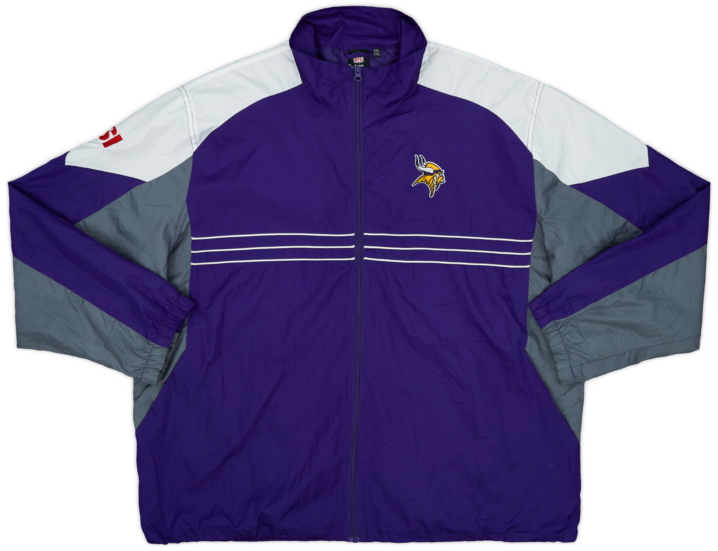 champion × Minnesota Vikings アウター Men's JH Design Purple Minnesota Vikings Wool Full-Zip Jacket