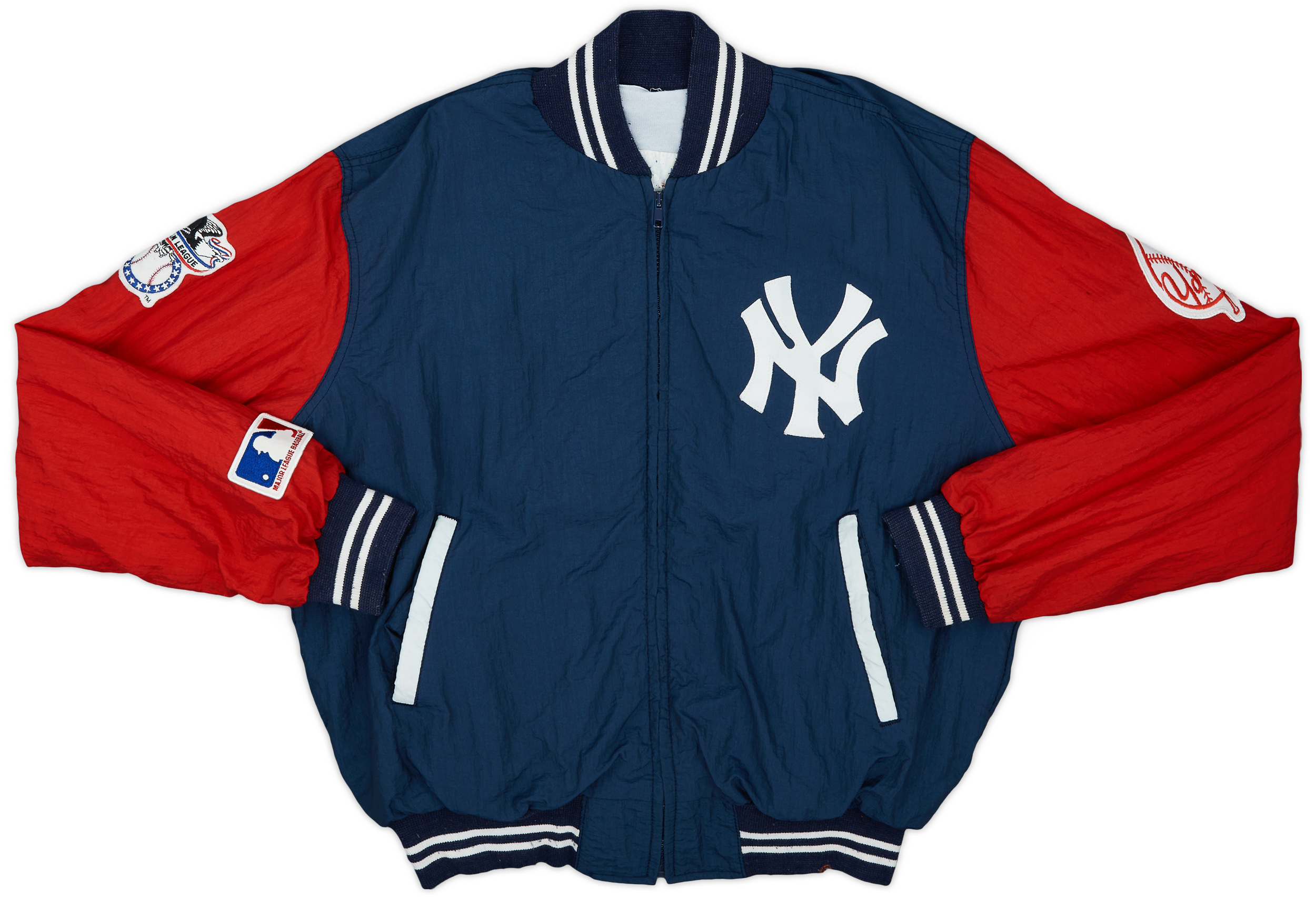 NEW YORK YANKEES STARTER ジャケット Lサイズ　90s 90s Yankees Starter ジャケット L ネイビー 楽天市場】90s STARTER