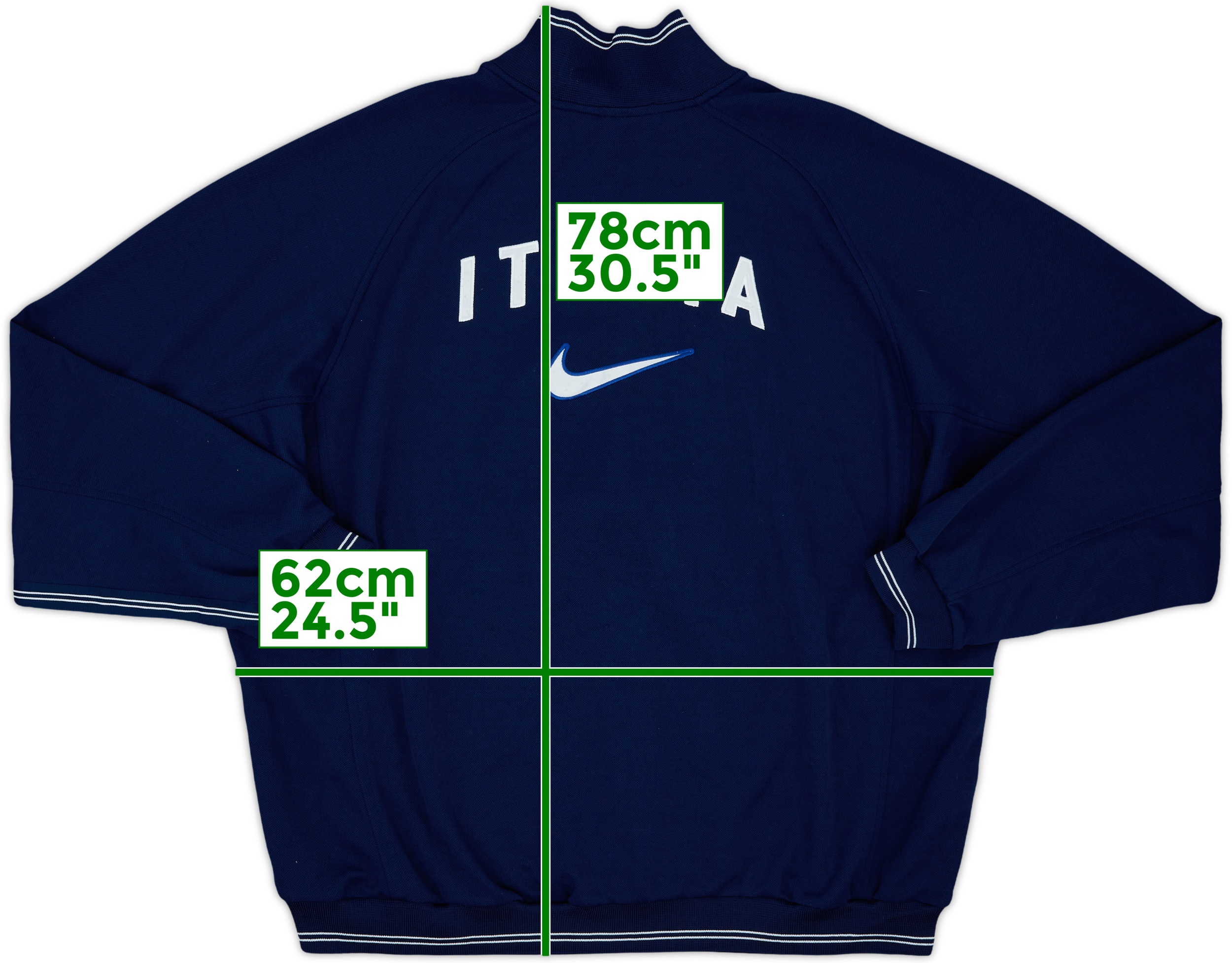 1998-99 Italy Nike Track Jacket - 8/10 - (XL)