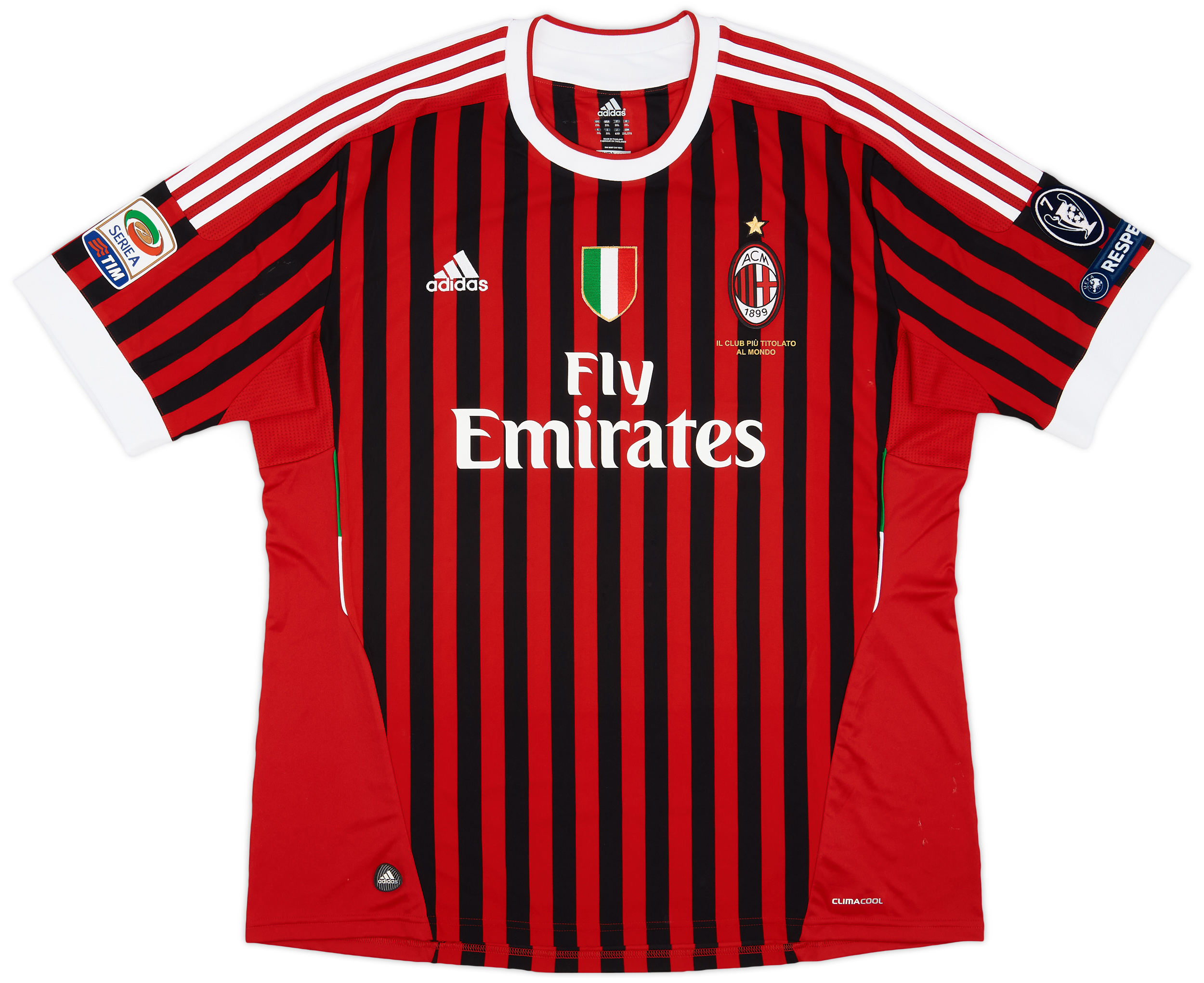 Camiseta milan 2011 top
