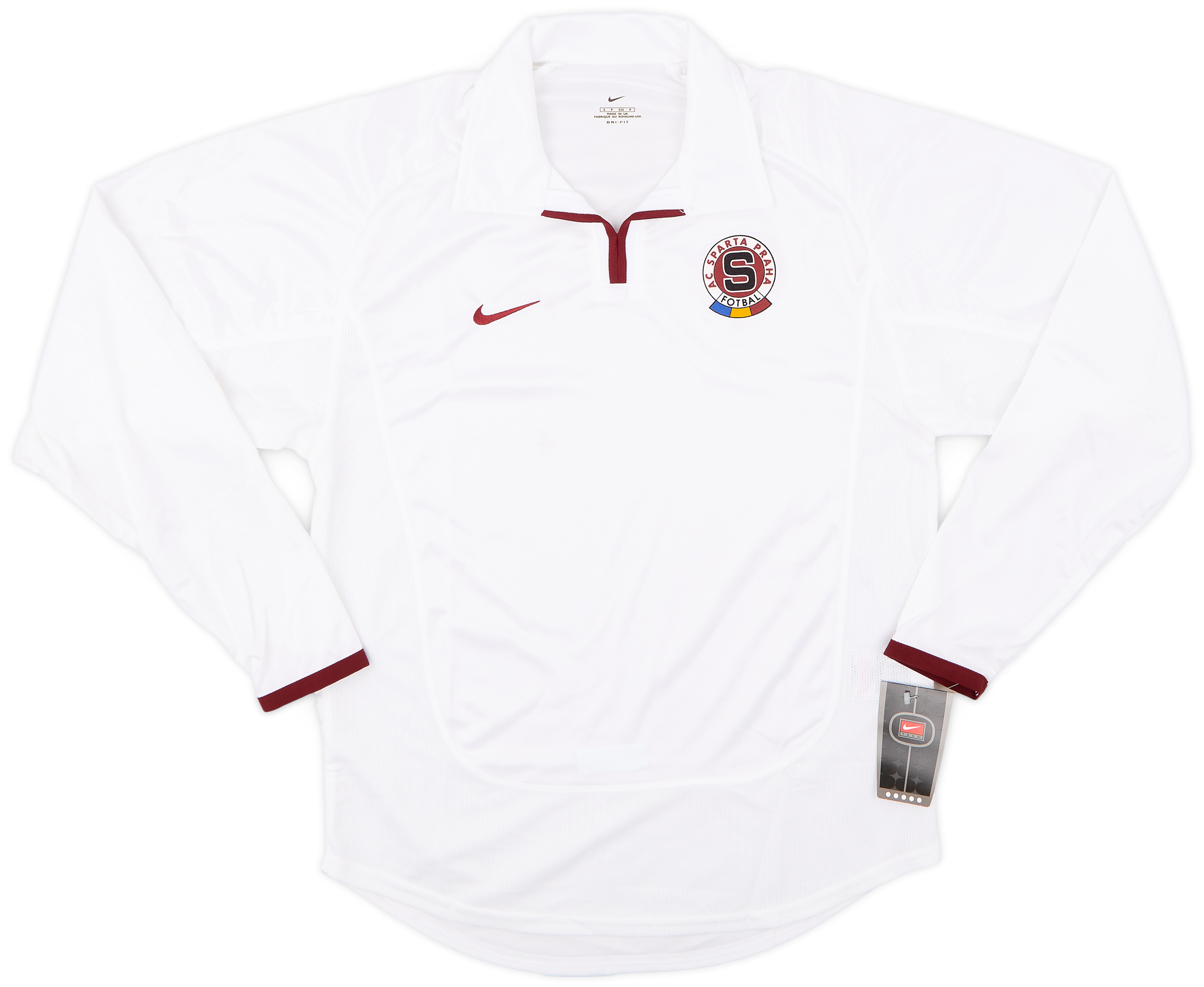 2001-02 Sparta Prague Player Issue Away L/S Shirt (S)