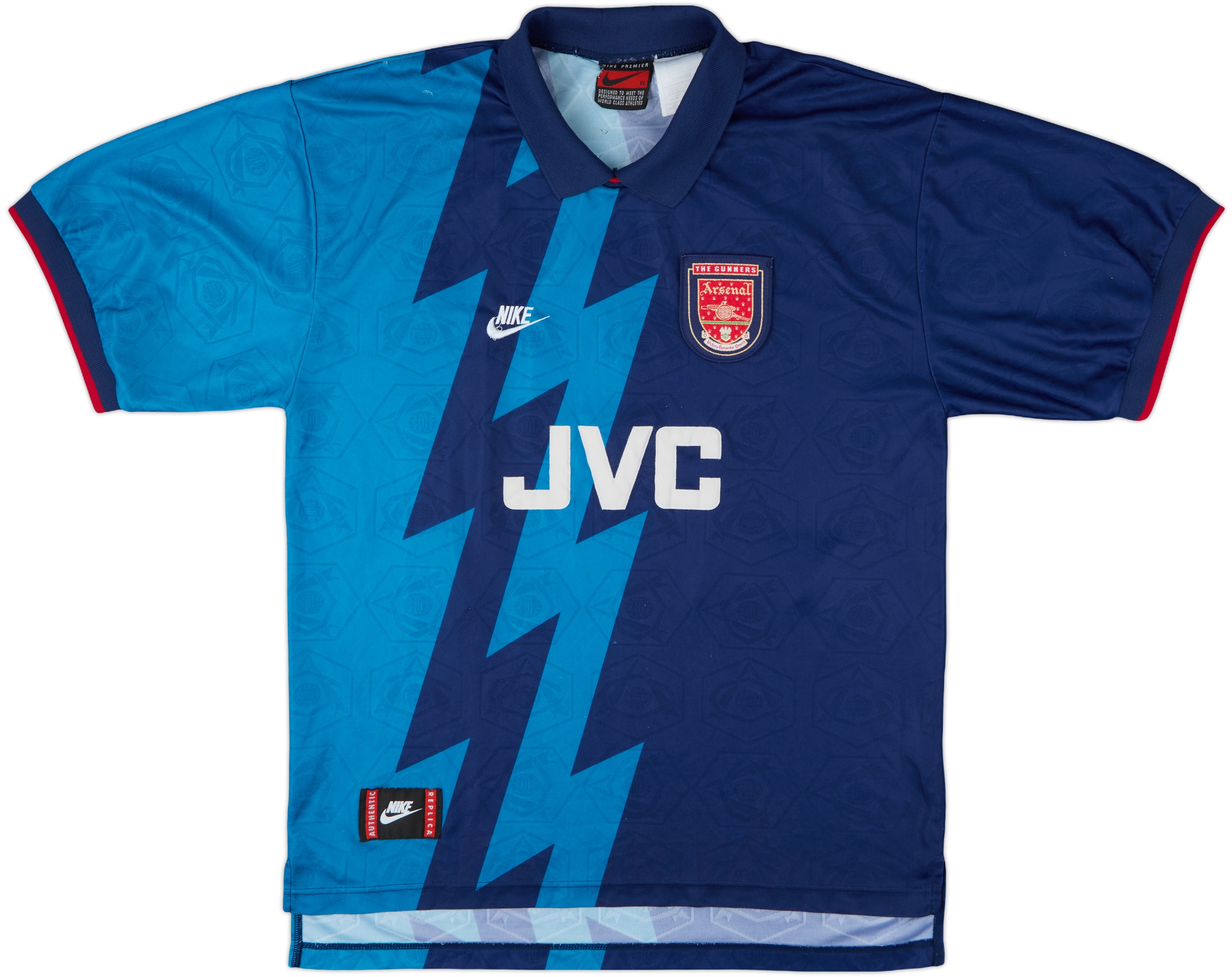 ウェア Arsenal 94 95 96  1995-96 Arsenal Away Shirt Wright #8 - 5/10 - (XL)