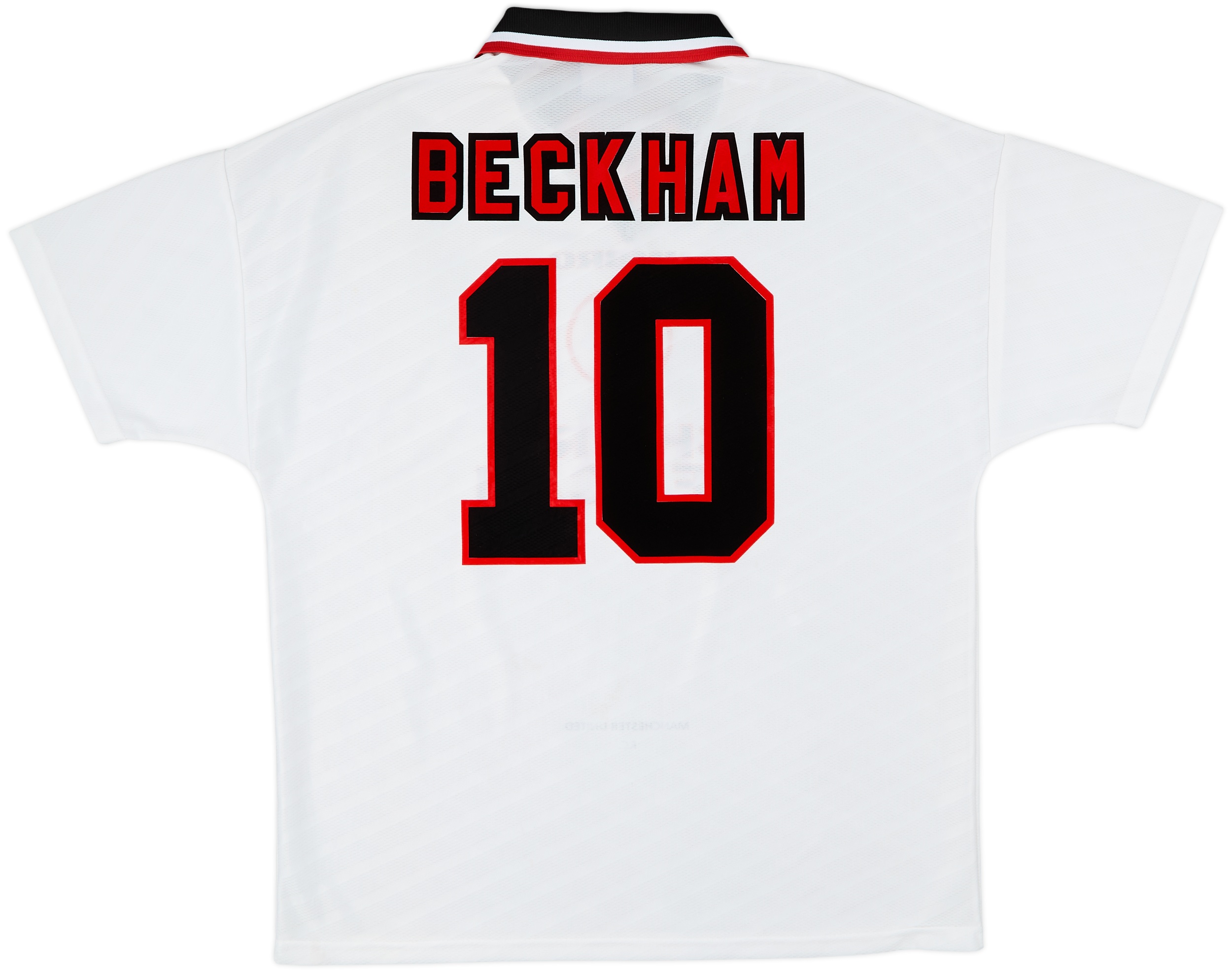 1996-97 Manchester United Away Shirt Beckham #10 - 9/10 - (XL)