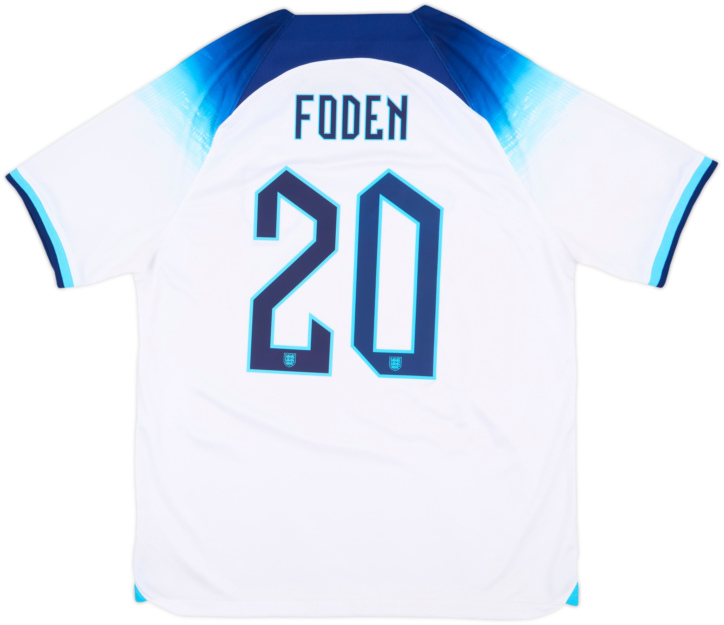 2022-23 England Home Shirt Foden #20 - 9/10 - (L)