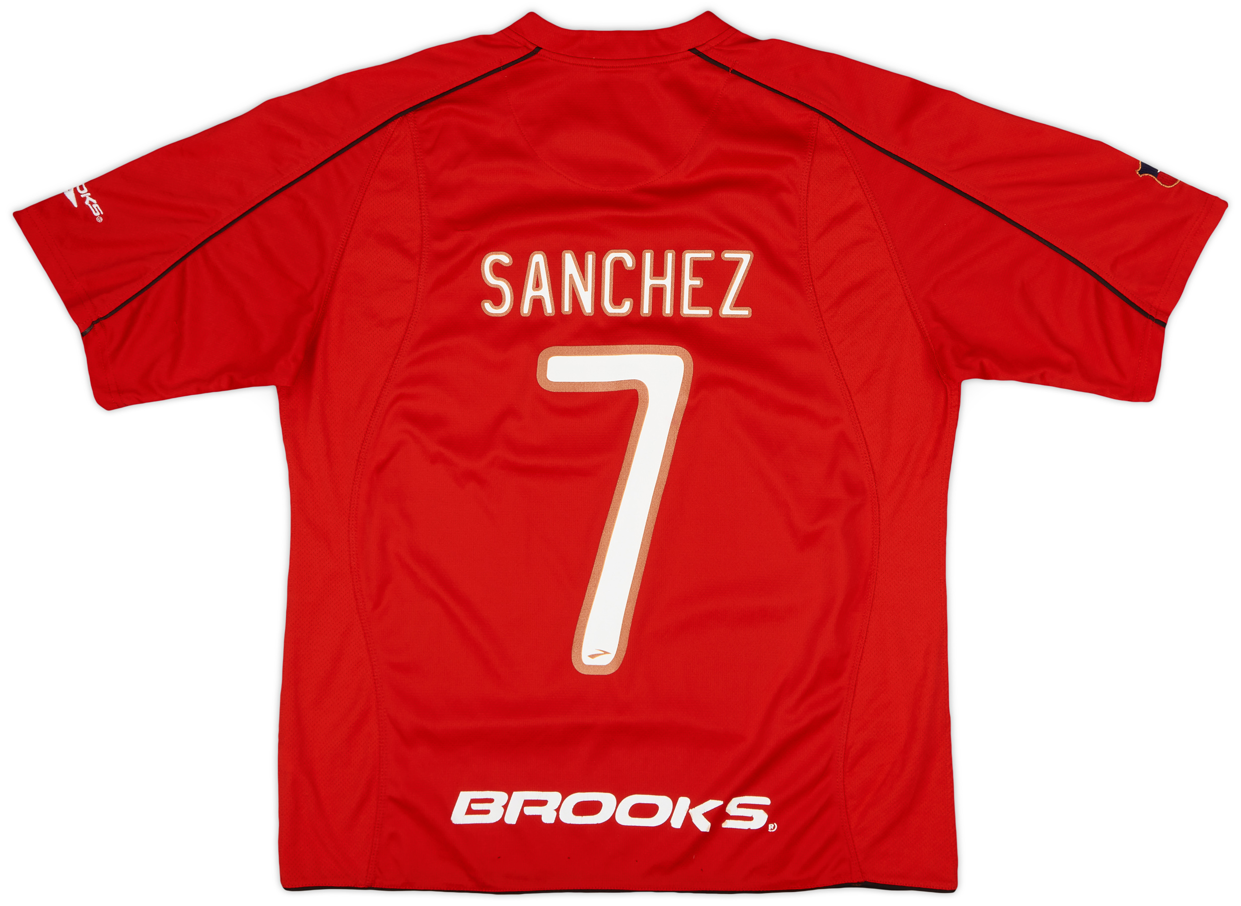 2010-11 Chile Home Shirt Sanchez #7 - 8/10 - (L)
