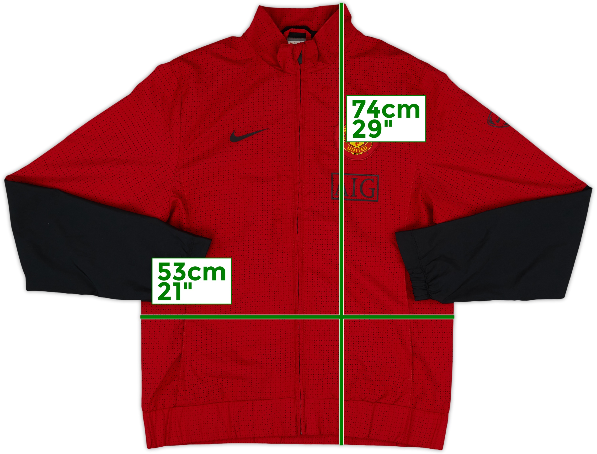 人気　希少Nike Manchester United チェック　Tシャツ Nike Manchester United T-Shirt Core Black/Red
