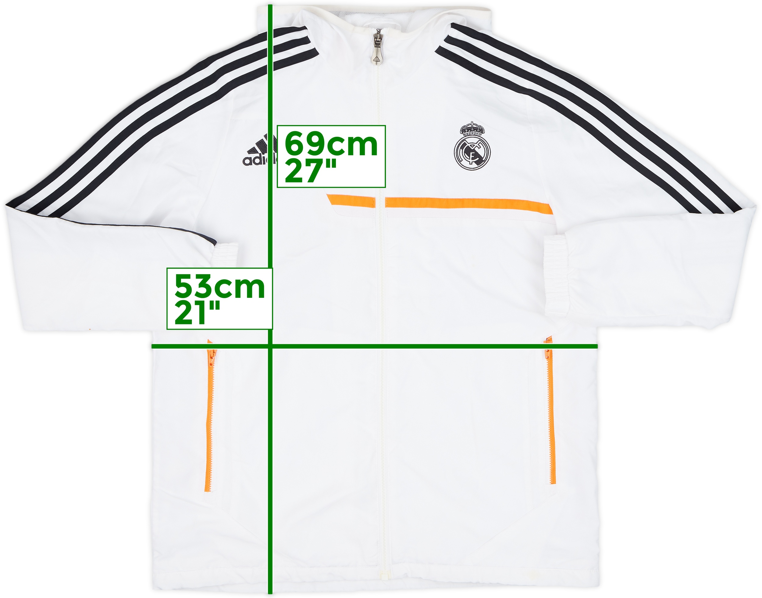 2013-14 Real Madrid adidas Track Jacket - 8/10 - (L.Boys) 2013-14 Real Madrid adidas Track Jacket - 8/10 - (L.Boys)