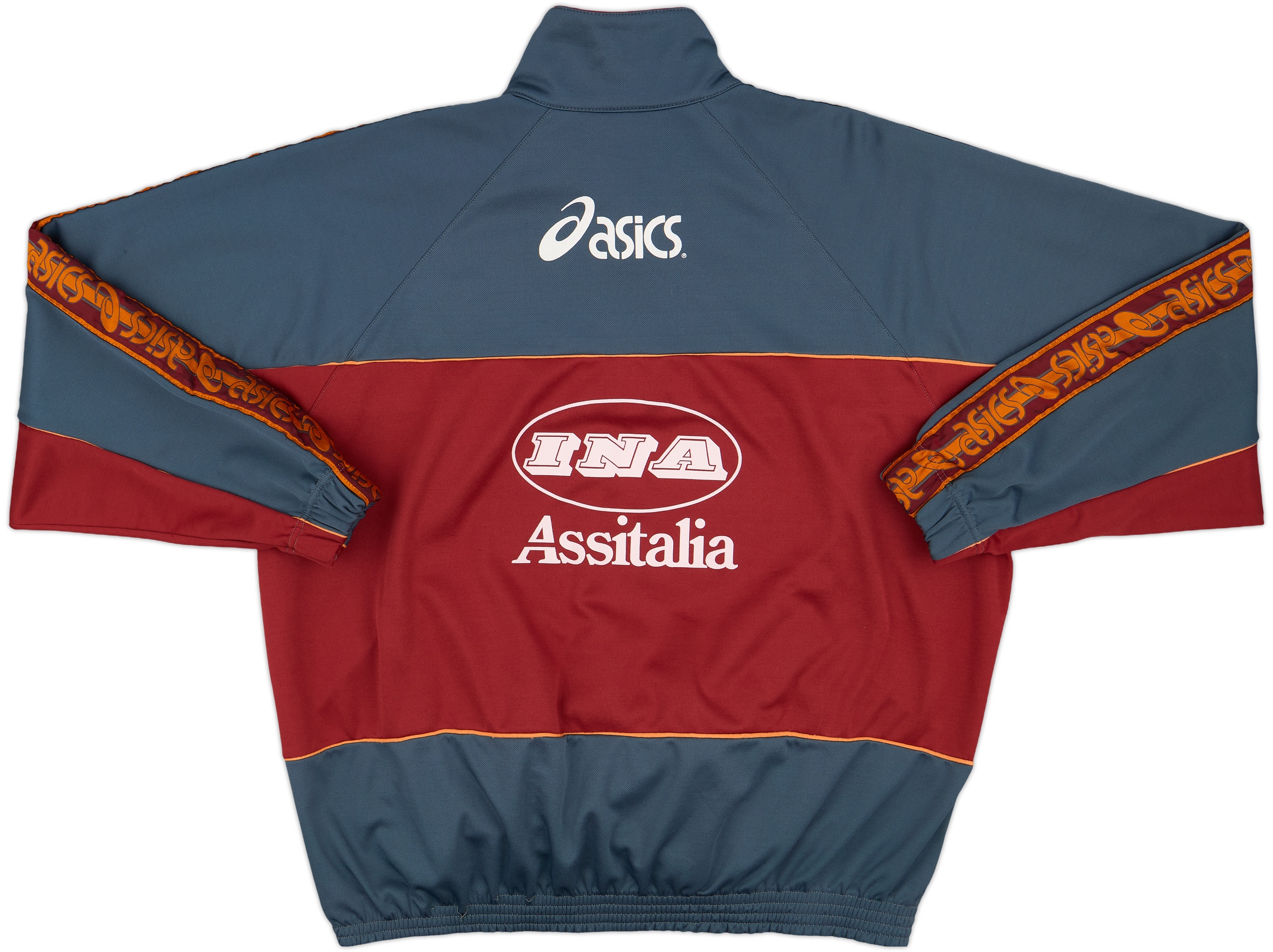 1995-96 Roma Asics 1/4 Zip Track Jacket - 9/10 - (L)