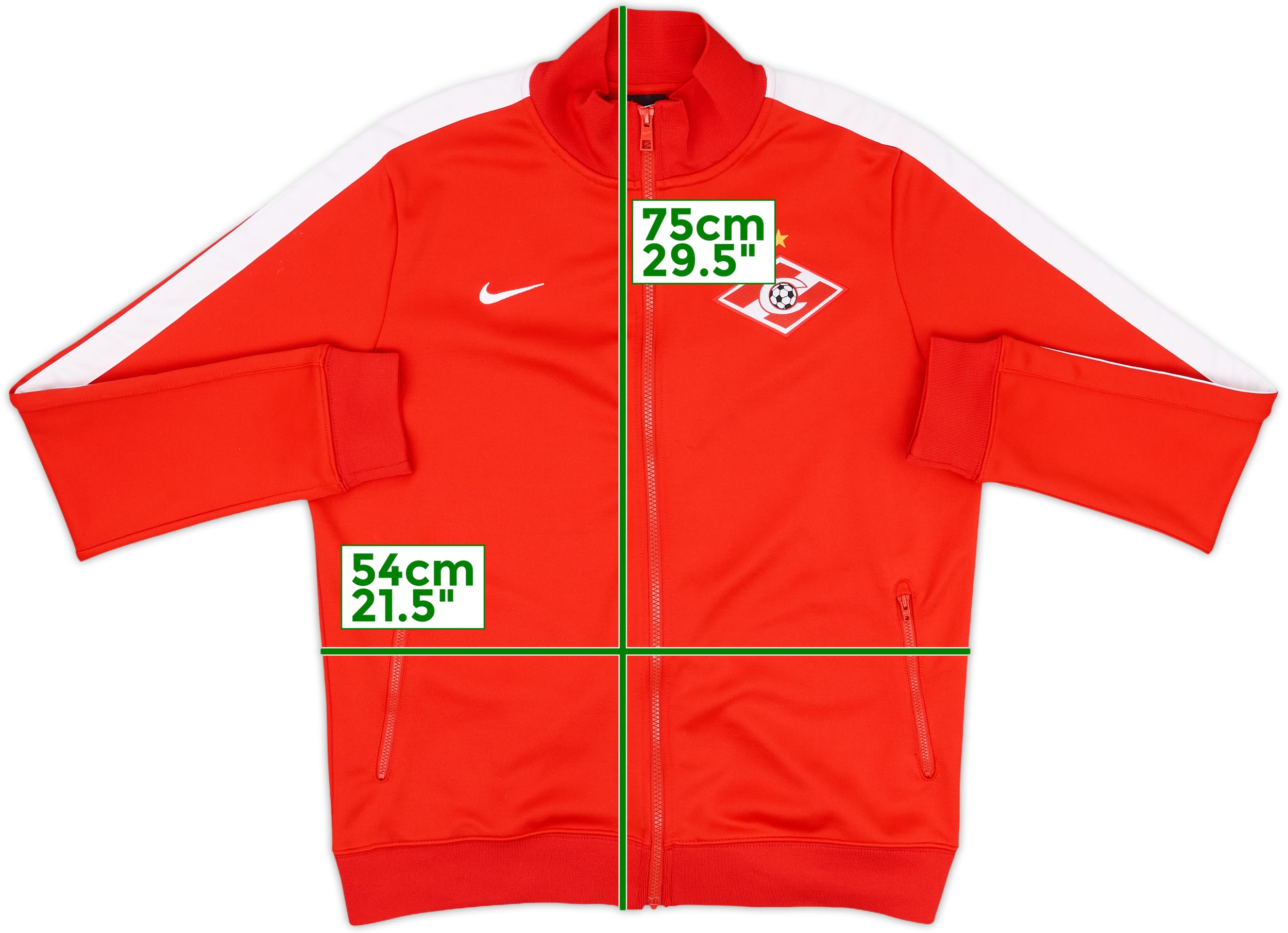 2013-14 Spartak Moscow Nike Track Jacket - 8/10 - (L)