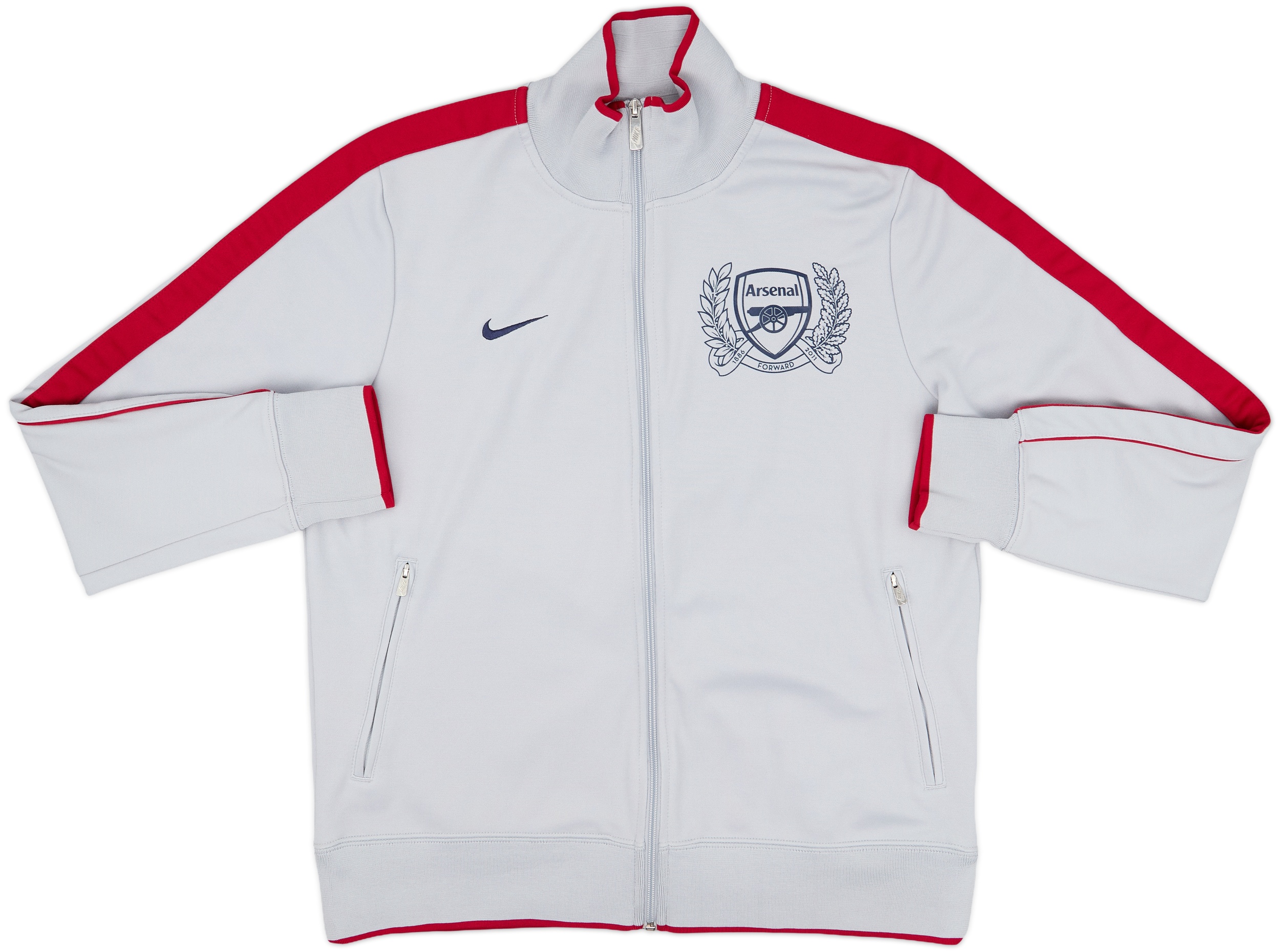 2012-13 Arsenal Nike Track Jacket - 8/10 - (L)