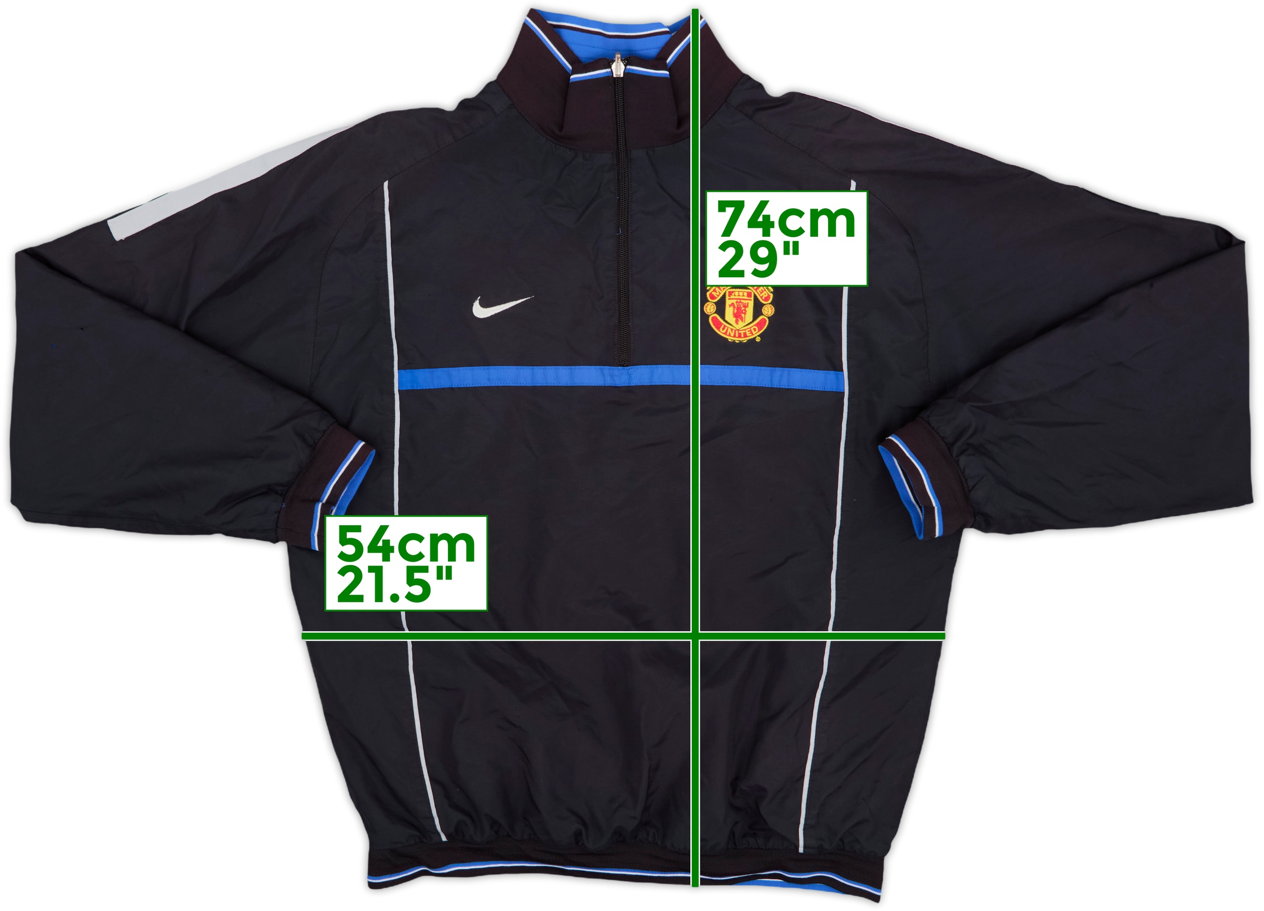贈り物 Manchester 2002-03 United Top Drill Zip 1/4 Reversible Nike ウェア