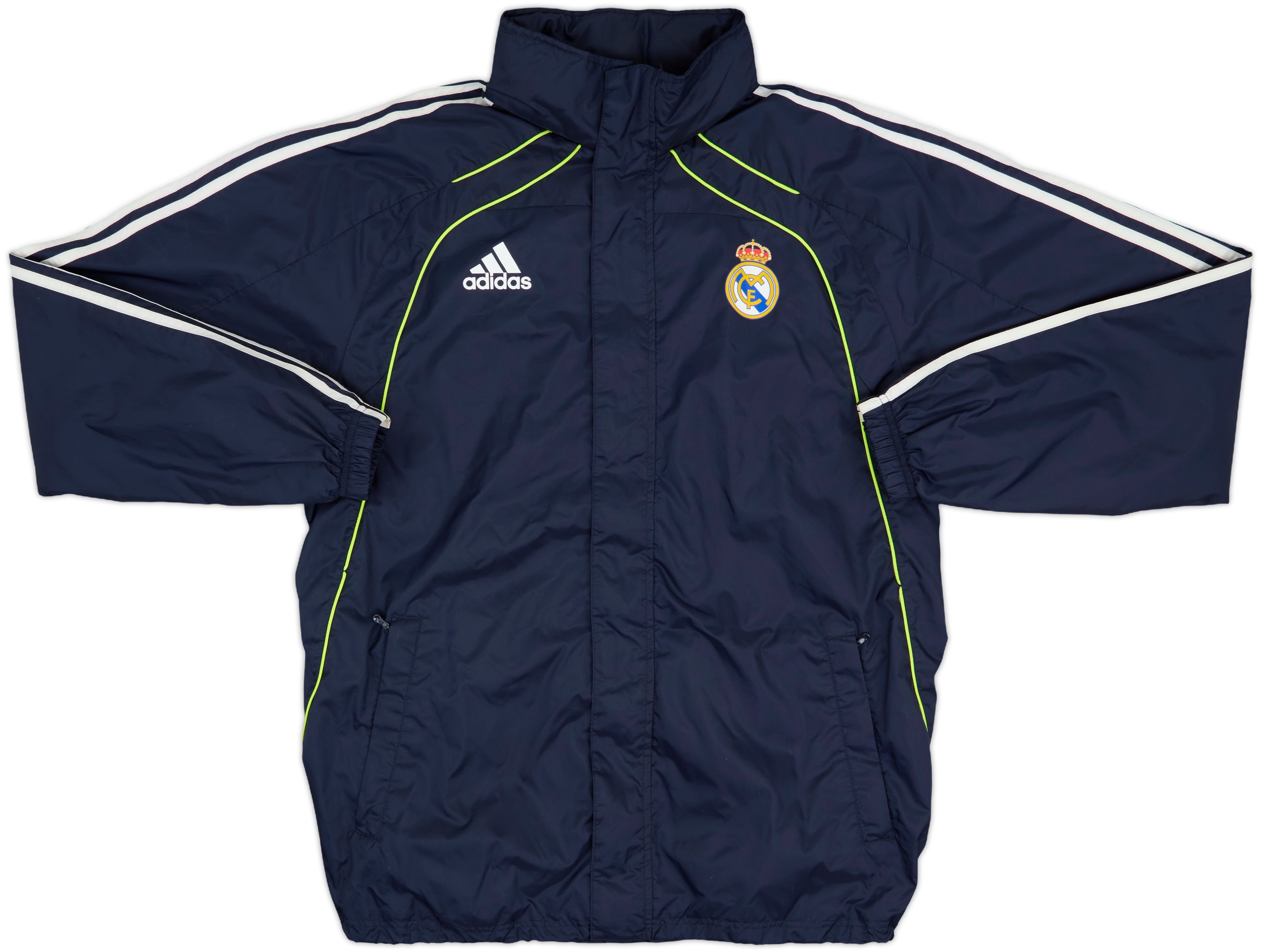 2010-11 Real Madrid adidas Hooded Rain Jacket - 8/10 - (L)