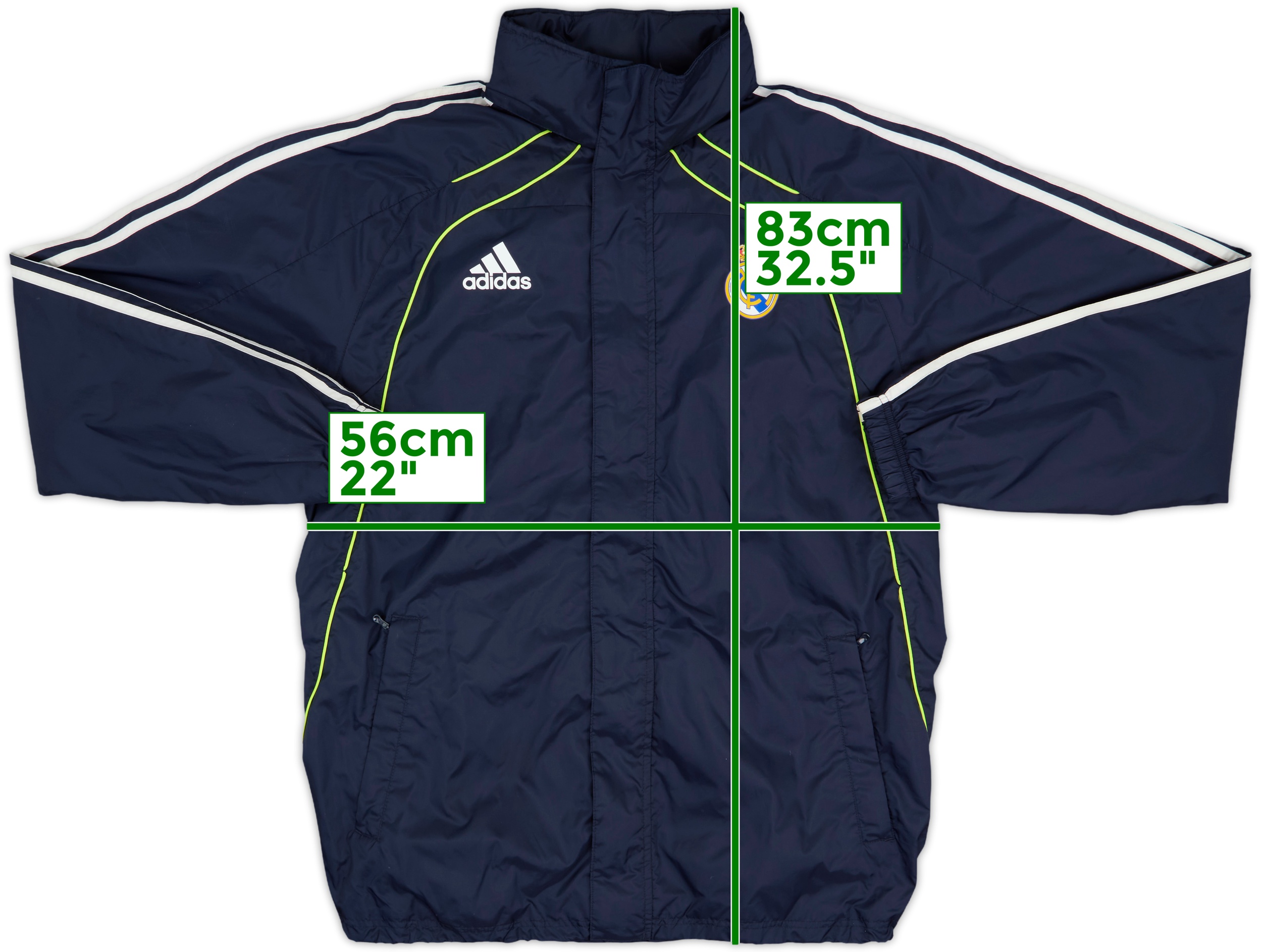 Adidas Real Madrid ジャケット　『美品』 Real Madrid ICON Retro Jacket With Zipped 2006 x 2021 Adidas