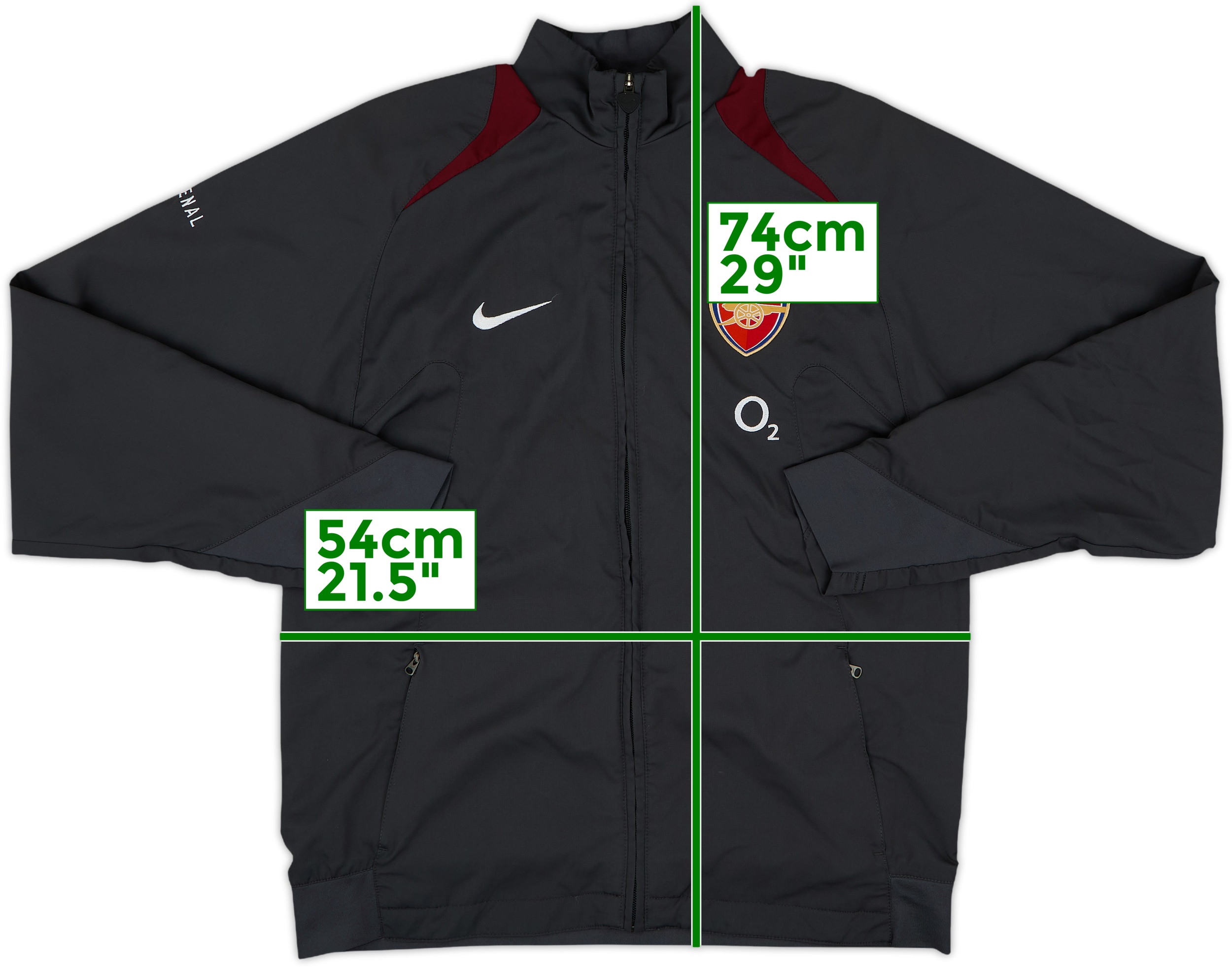 2005-06 Arsenal Nike Track Jacket - 8/10 - (M)