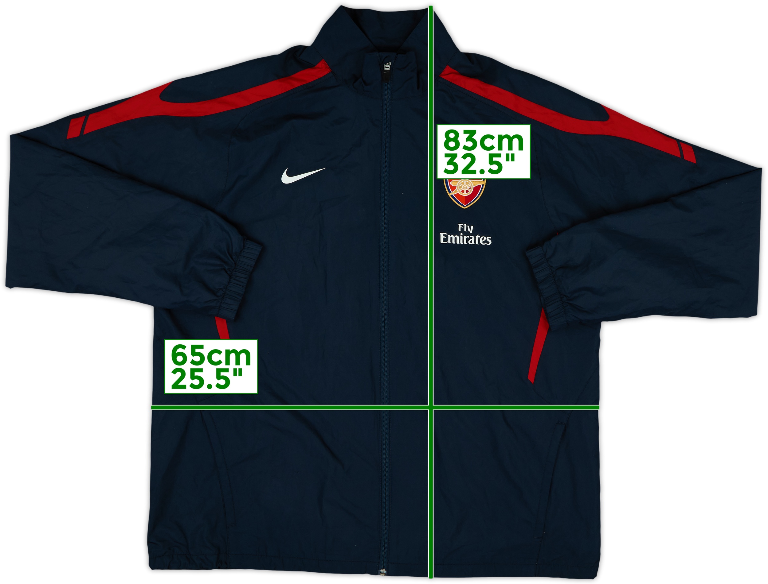 2010-11 Arsenal Nike Track Jacket - 6/10 - (M)