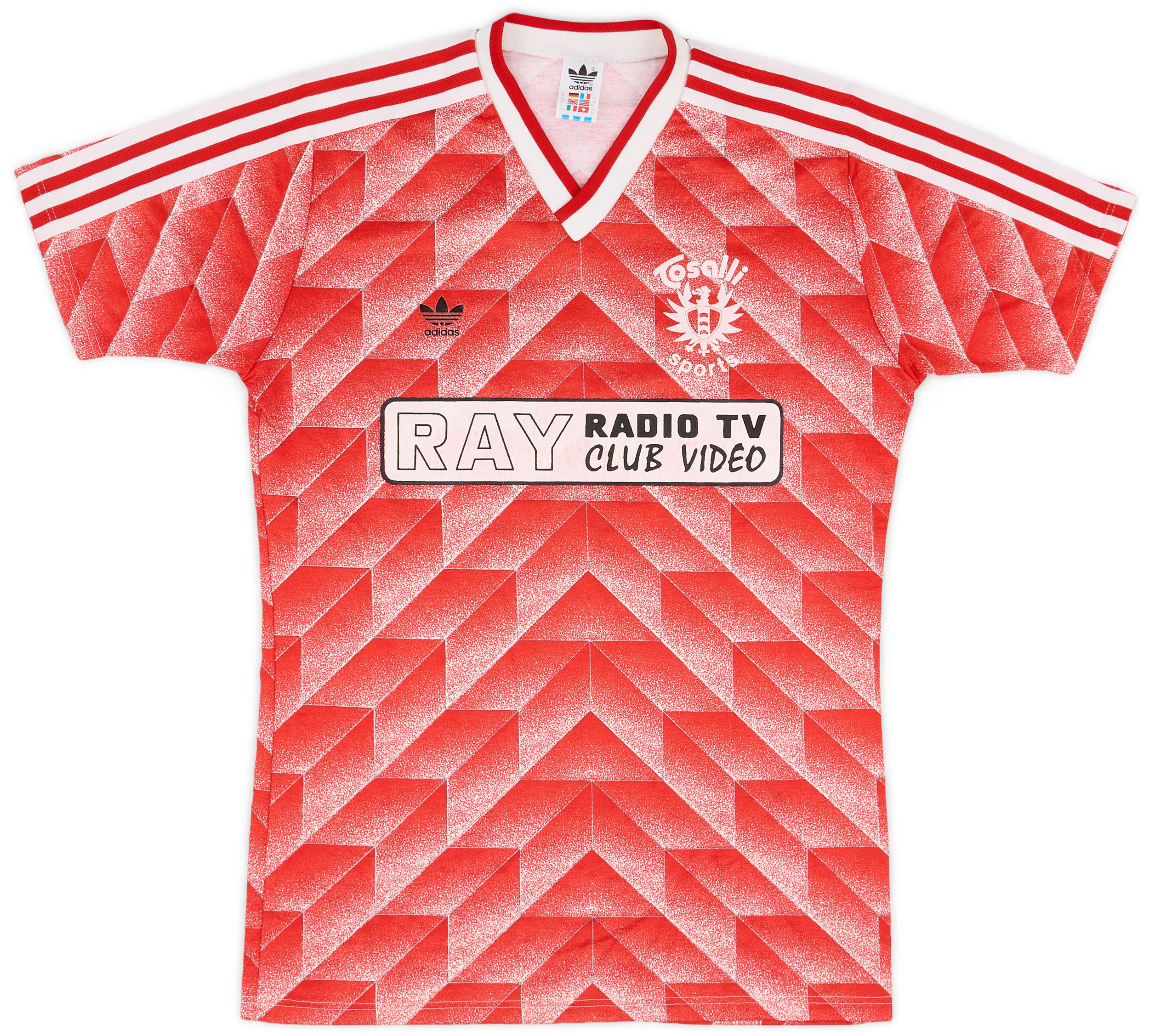 アディダス イプスウィッチ 1988 ユニフォーム 1988 adidas 'Ipswich' Template 'Tosalli Sports' Shirt #8