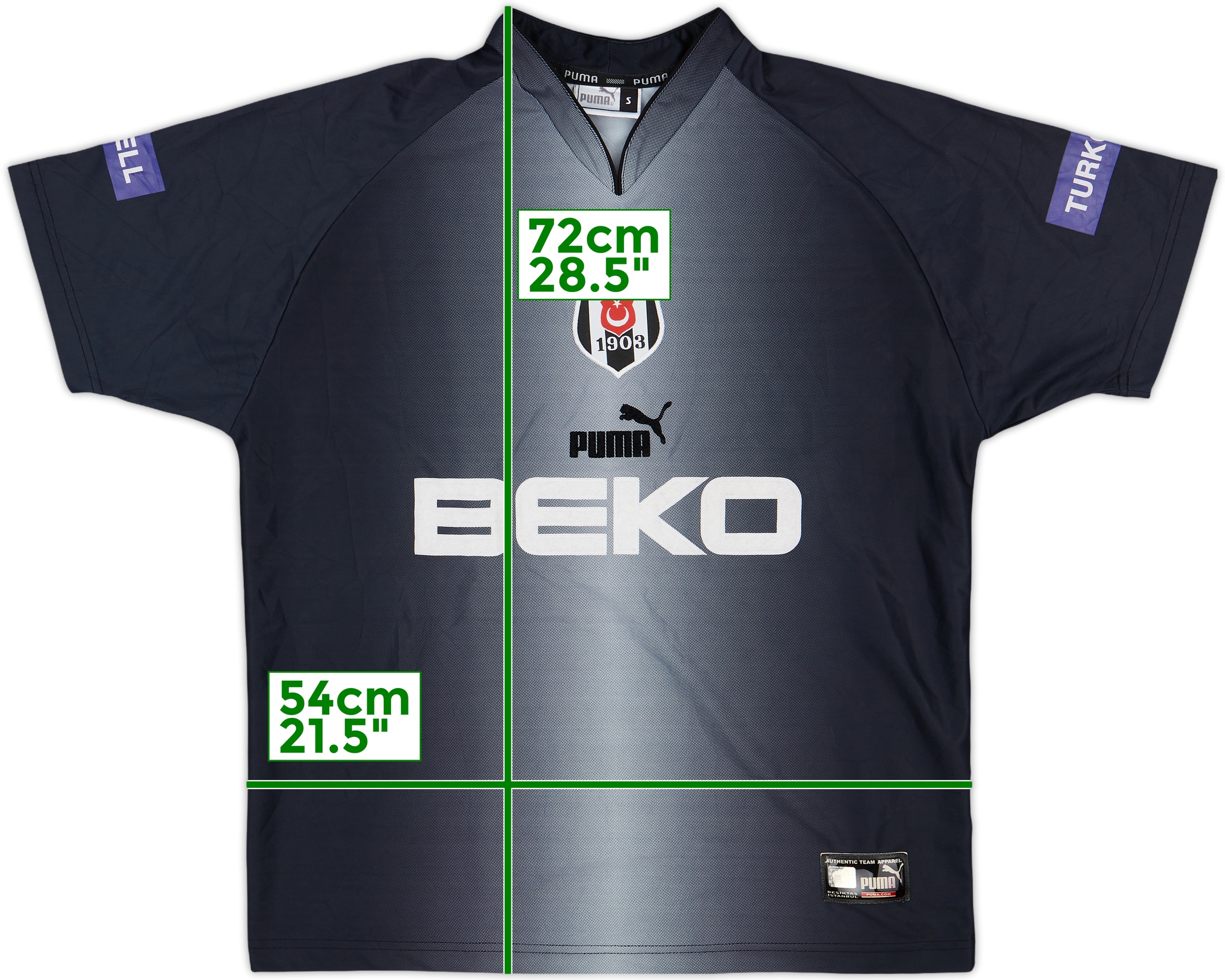2003-04 Besiktas Fourth Shirt - 8/10 - (S)
