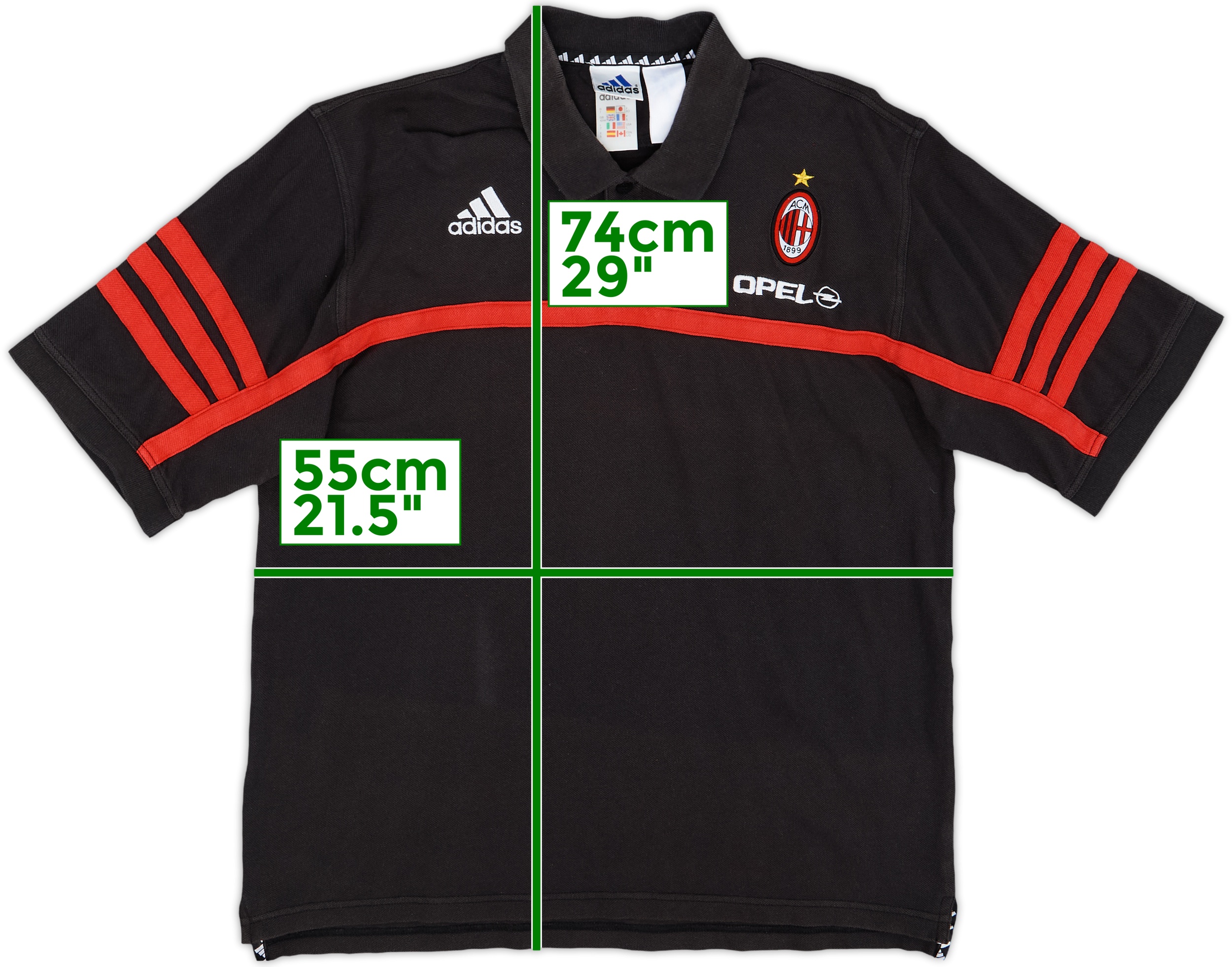 ウェア 00s adidas AC Milan soccer shirt kit y2k 00s adidas AC Milan soccer shirt kit y2k