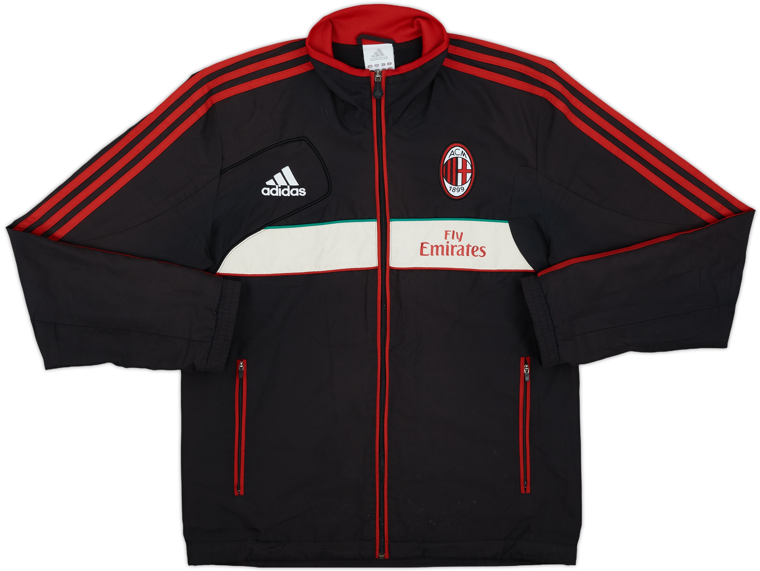 2002-03 AC Milan adidas Track Jacket - 8/10 - (XXL)
